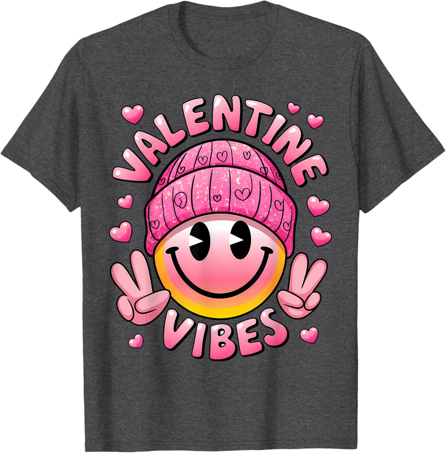 Valentine Vibes T-Shirt for Men, Women, and Kids - Perfect for Love Day - 19