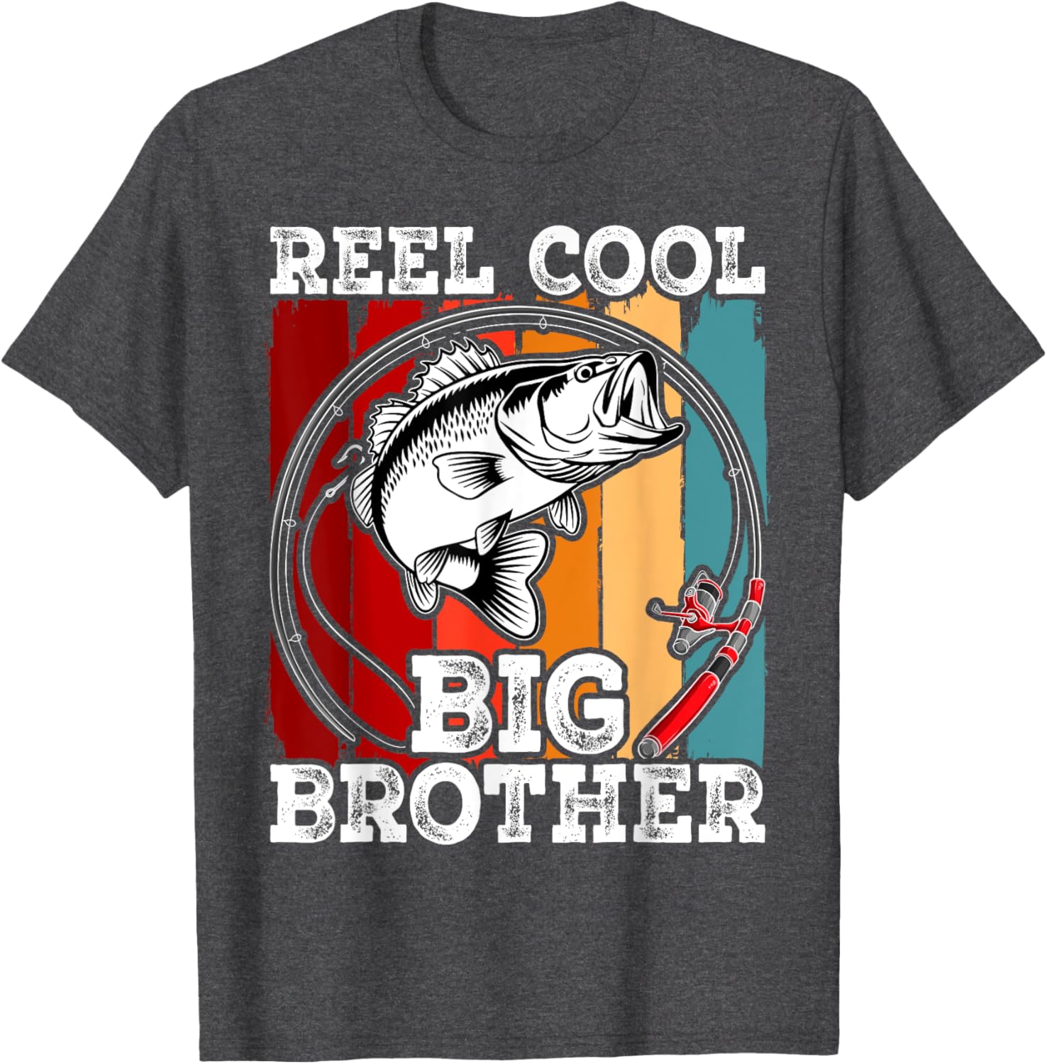 Cool Fishing T-Shirt for Big Brothers - Perfect Gift for Boys - 2