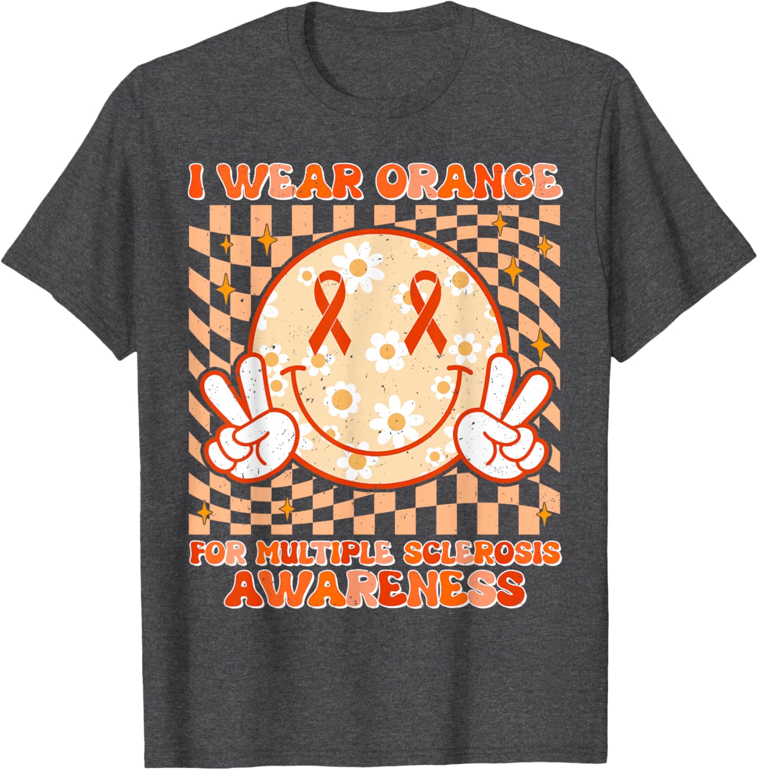 Motivation Support Multiple Sclerosis Awareness T-Shirt for MS Fighters - 2