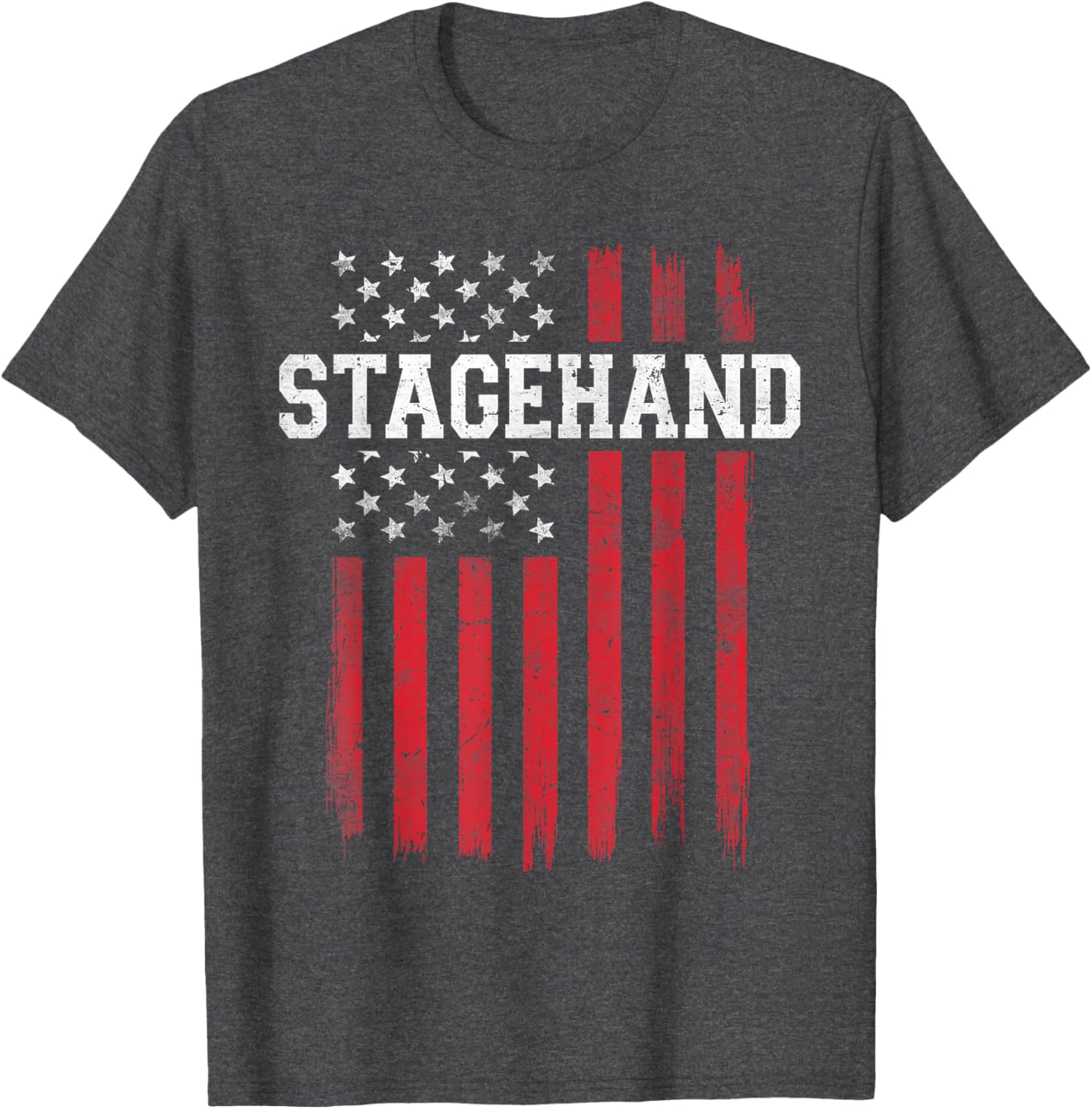Stagehand Proud American Flag T-Shirt for Patriotic Stage Crew - 6