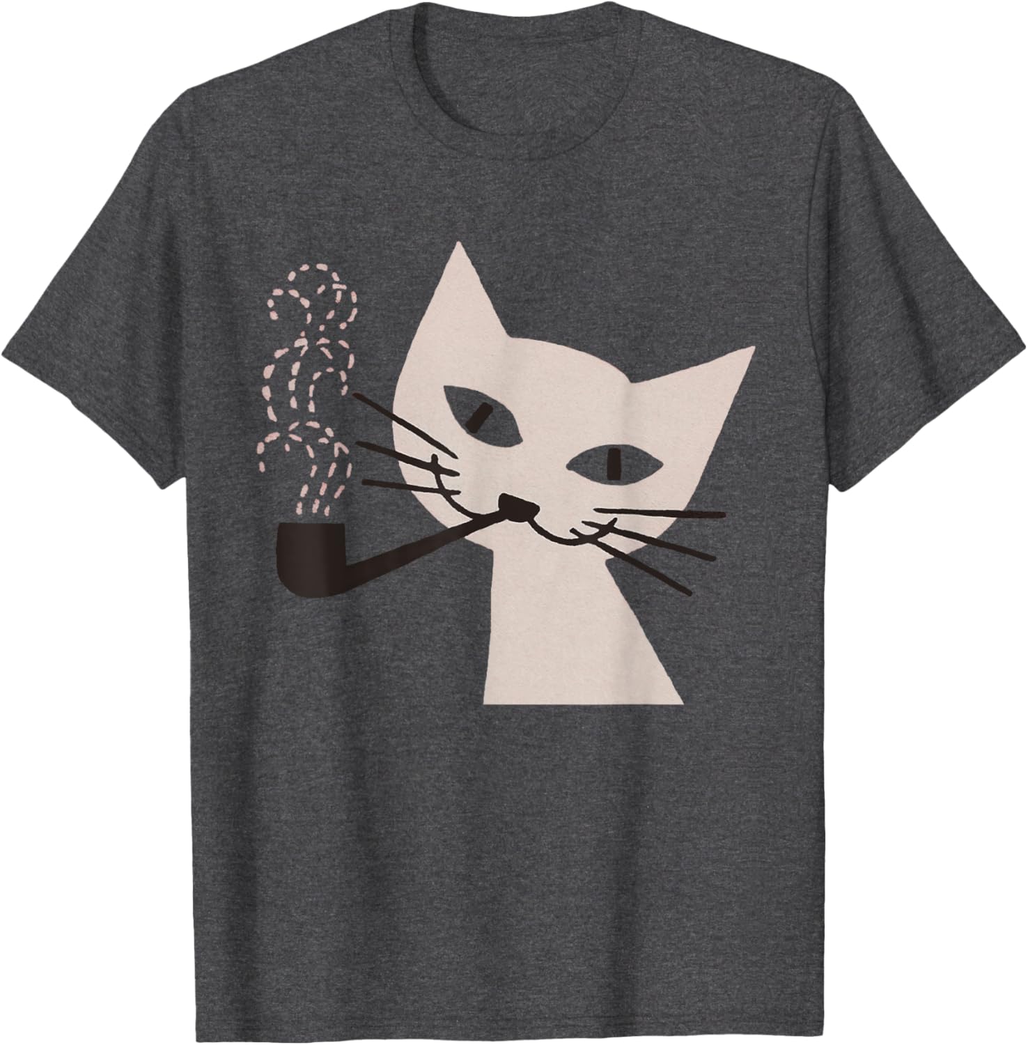 Retro 60s Vintage Cat Smoking Cigarette T-Shirt for Cool Cat Lovers - 2