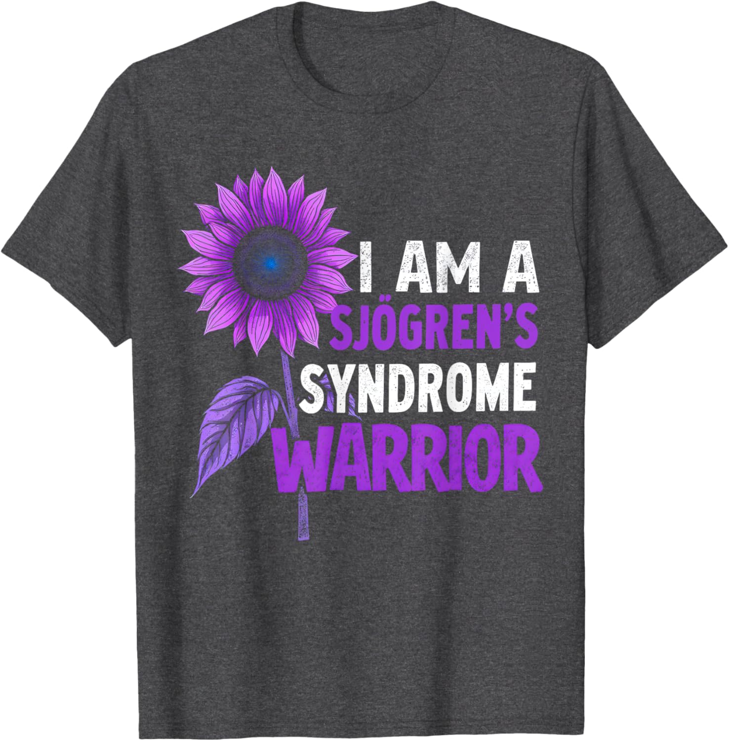 Sjögren's Syndrome Awareness Sunflower Warrior T-Shirt for Support - 11