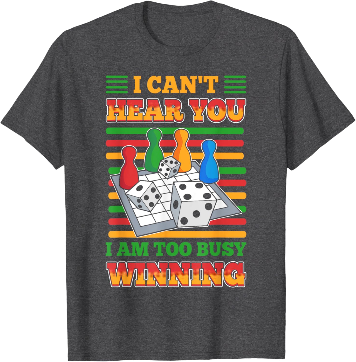 I Can't Hear You I'm Too Busy Winning T-Shirt for Fun & Fashion Lovers - 2