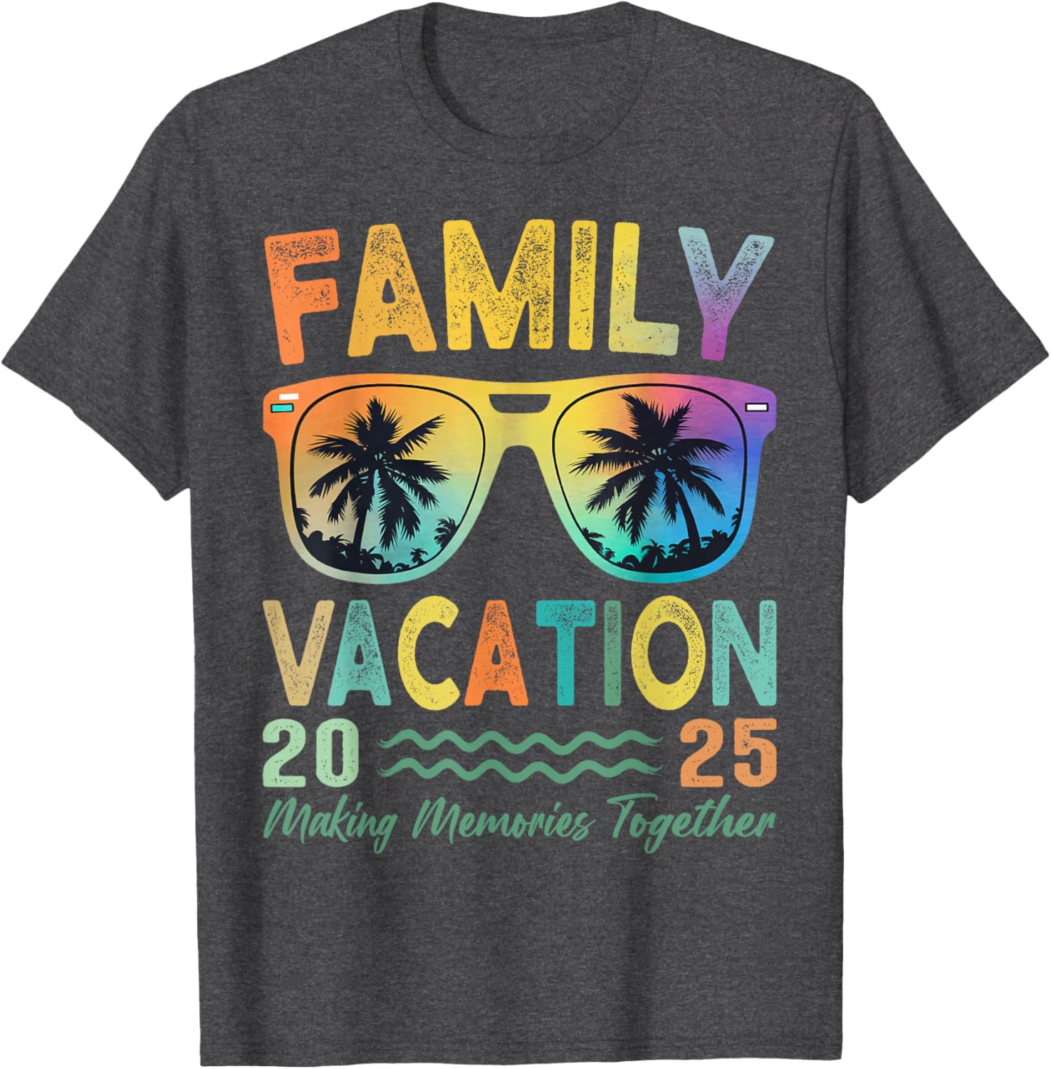 Family Vacation 2025 Memories Family Reunion T-Shirt for All Ages - 1
