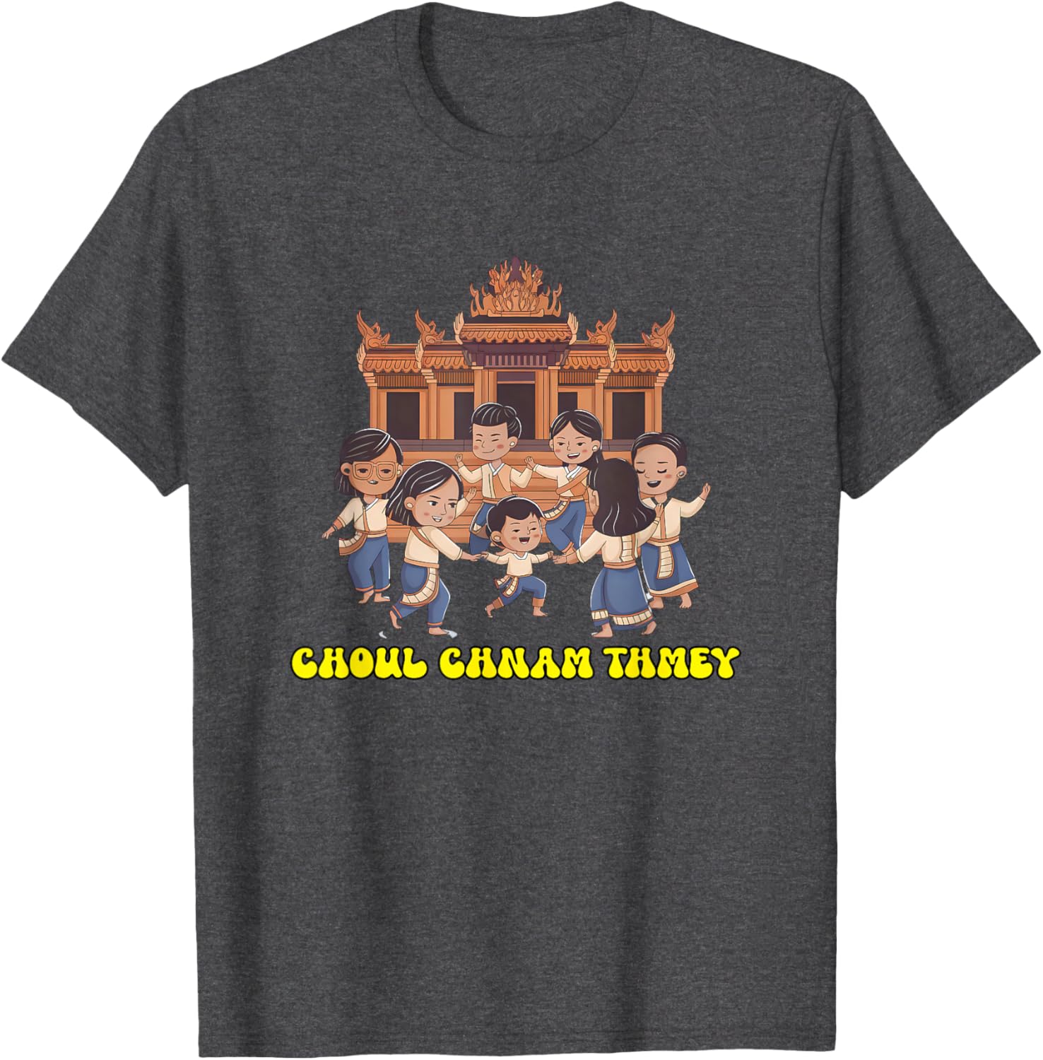 Happy Khmer New Year T-Shirt Choul Chnam Thmey for Cambodia Celebrations - 3