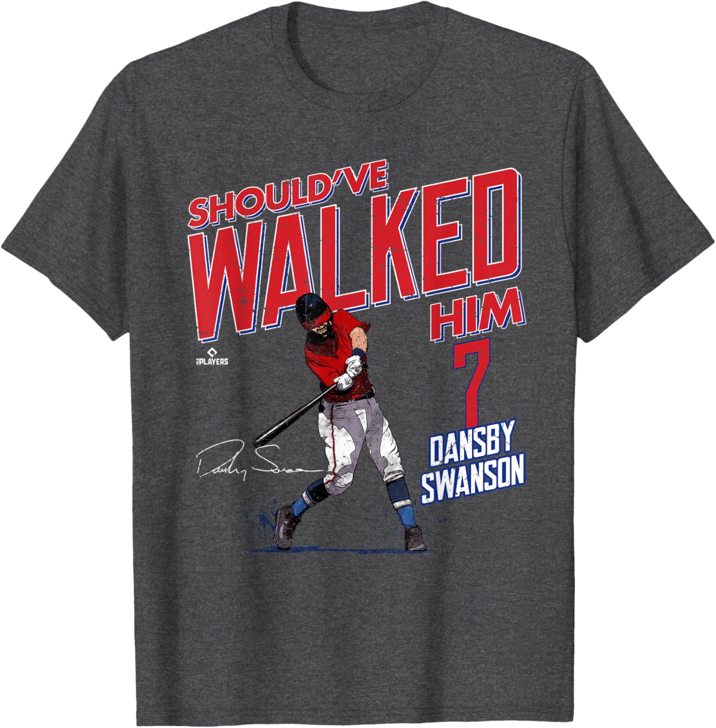 Should've Walked Him Dansby Swanson Chicago Baseball T-Shirt for Fans - 4