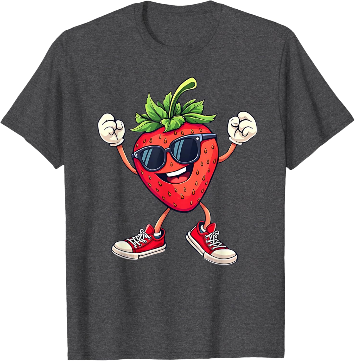 Fun Partying Strawberry Costume T-Shirt for Kids Boys and Girls - 13