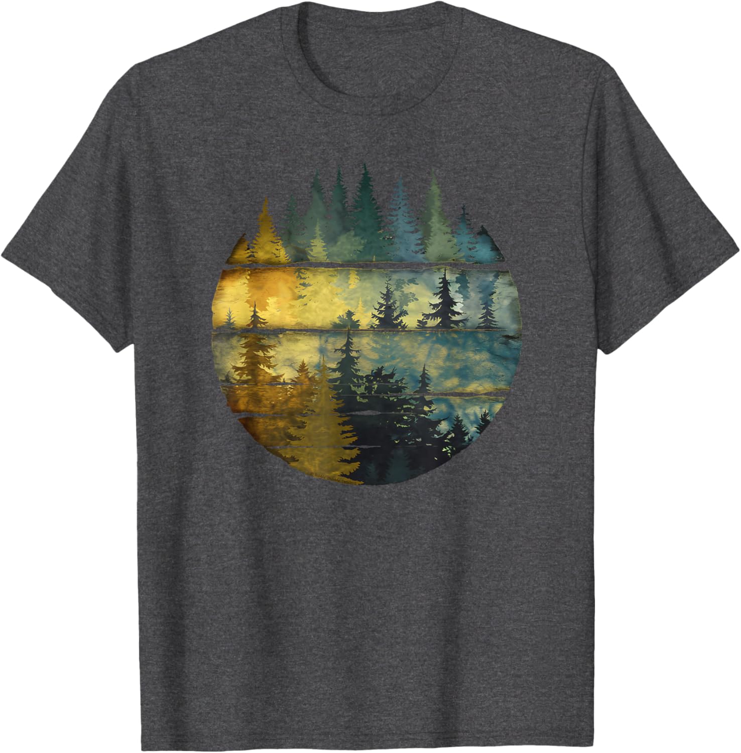 Dibble Dabble Designs Grey Outdoor Nature Graphic T-Shirt for All Ages - 4