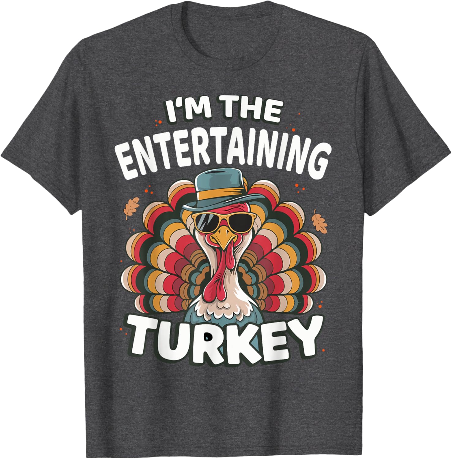 Entertaining Turkey Thanksgiving Matching T-Shirt for Family Fun - 4