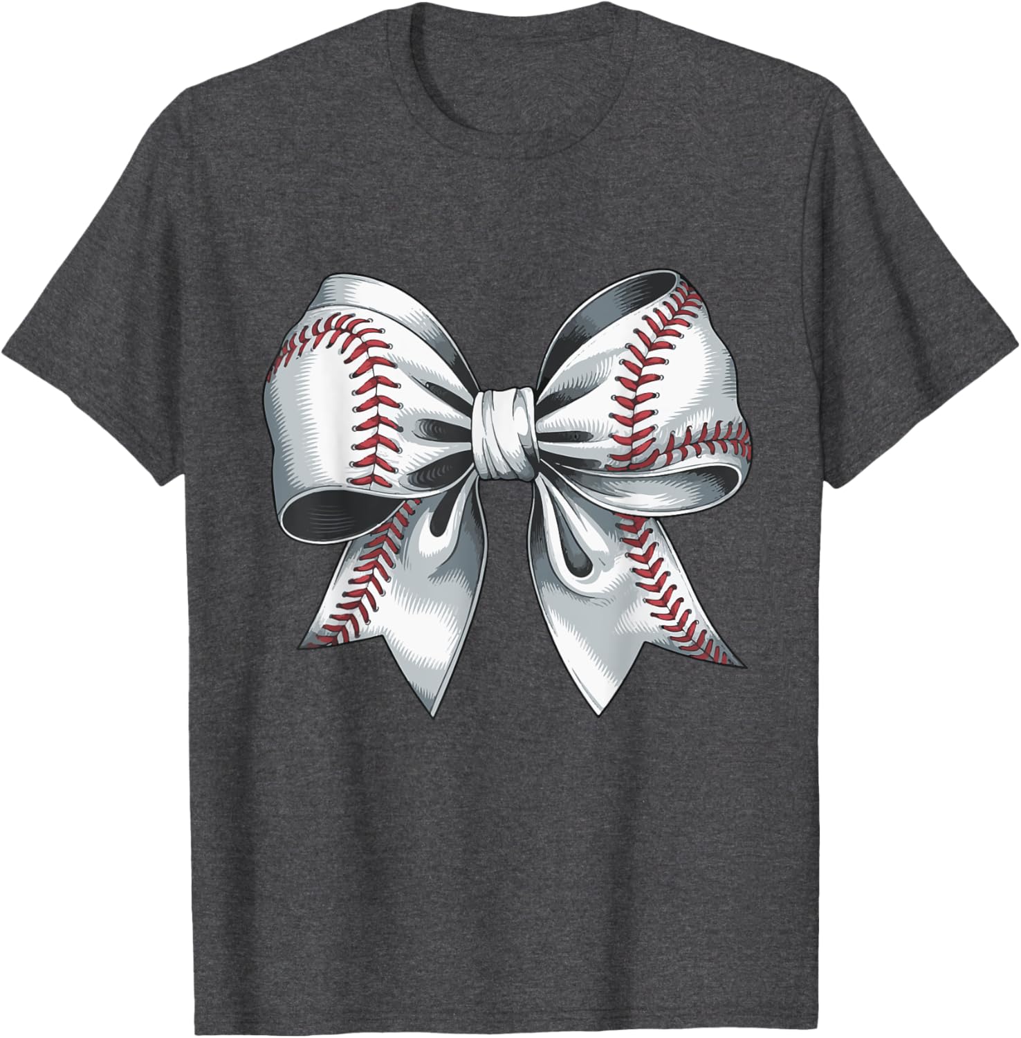 Cute Baseball Bow T-Shirt for Moms - Perfect Gift for Baseball Moms - 23