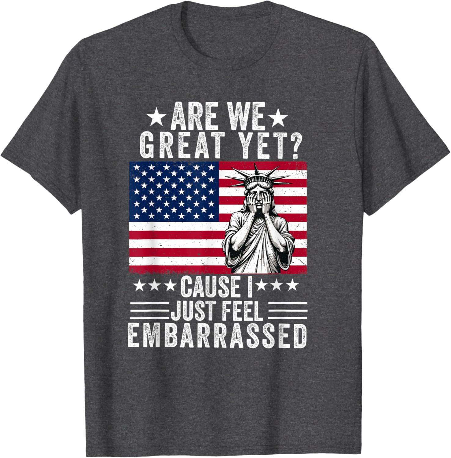 Fun Are We Great Yet Democrat T-Shirt for Casual Wear and Gifts - 4