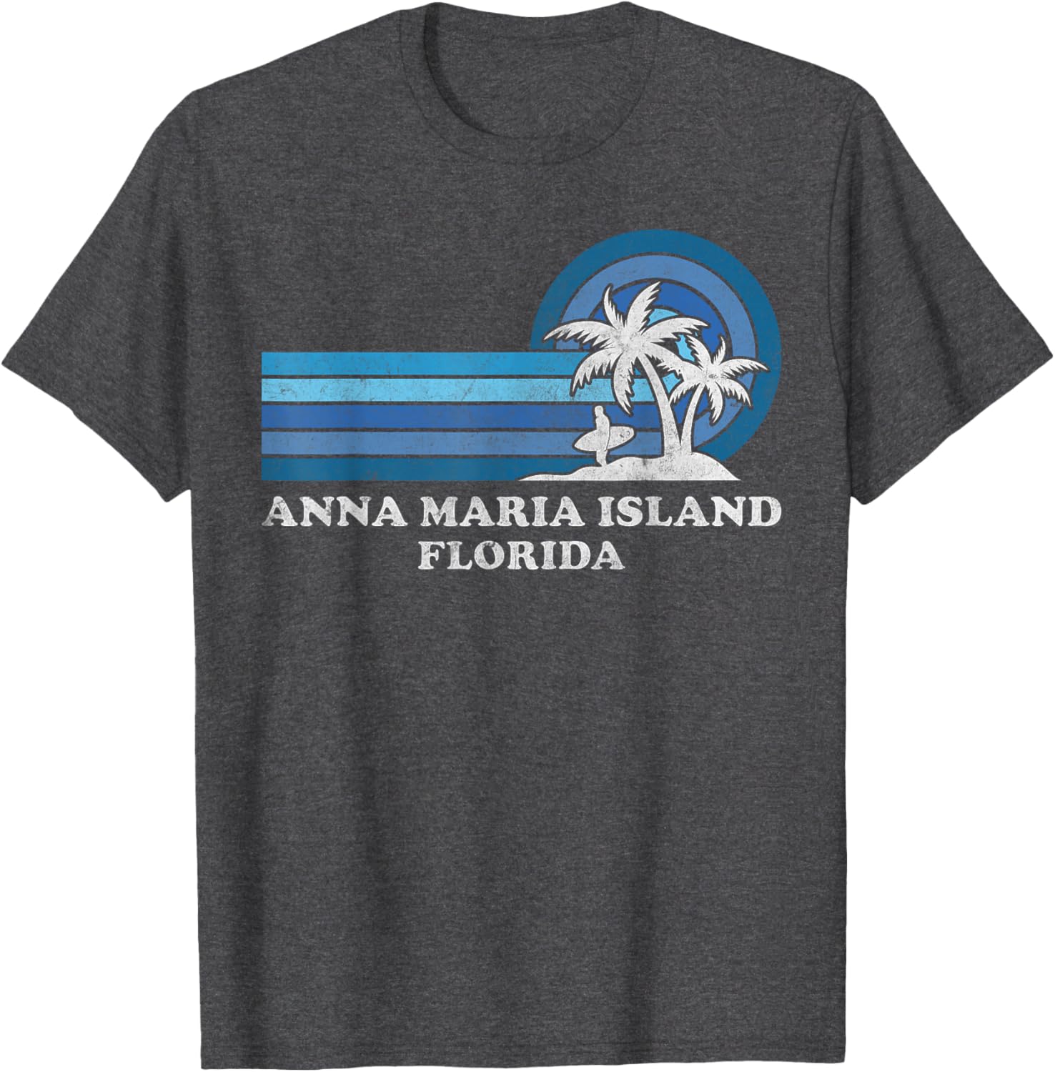 Vintage Anna Maria Island Florida Summer Vacation T-Shirt for Families - 1