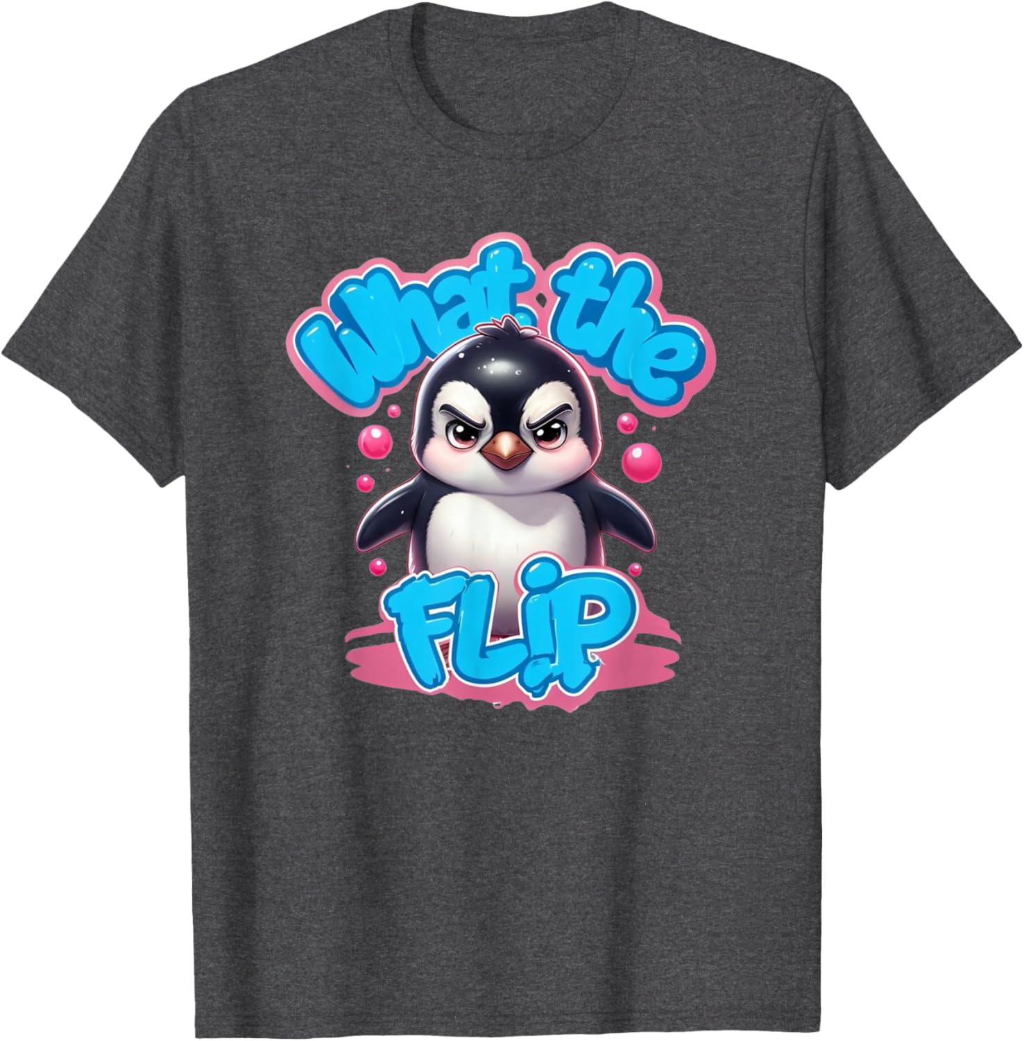 Cute Funny Trendy Aesthetic What The Flip Graphic Tee for Casual Style - 14