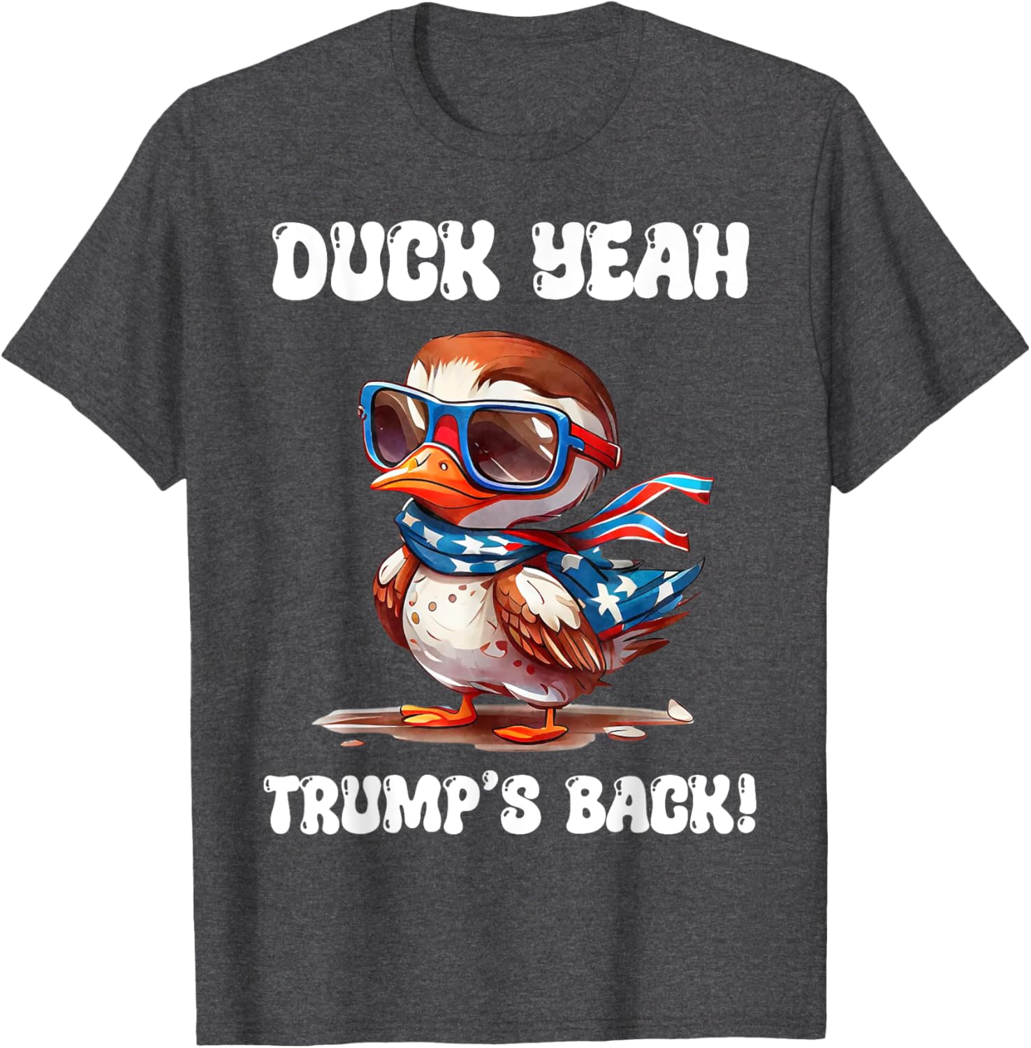 Duck Yeah Trump Is Back T-Shirt for 47th President Fans - 12