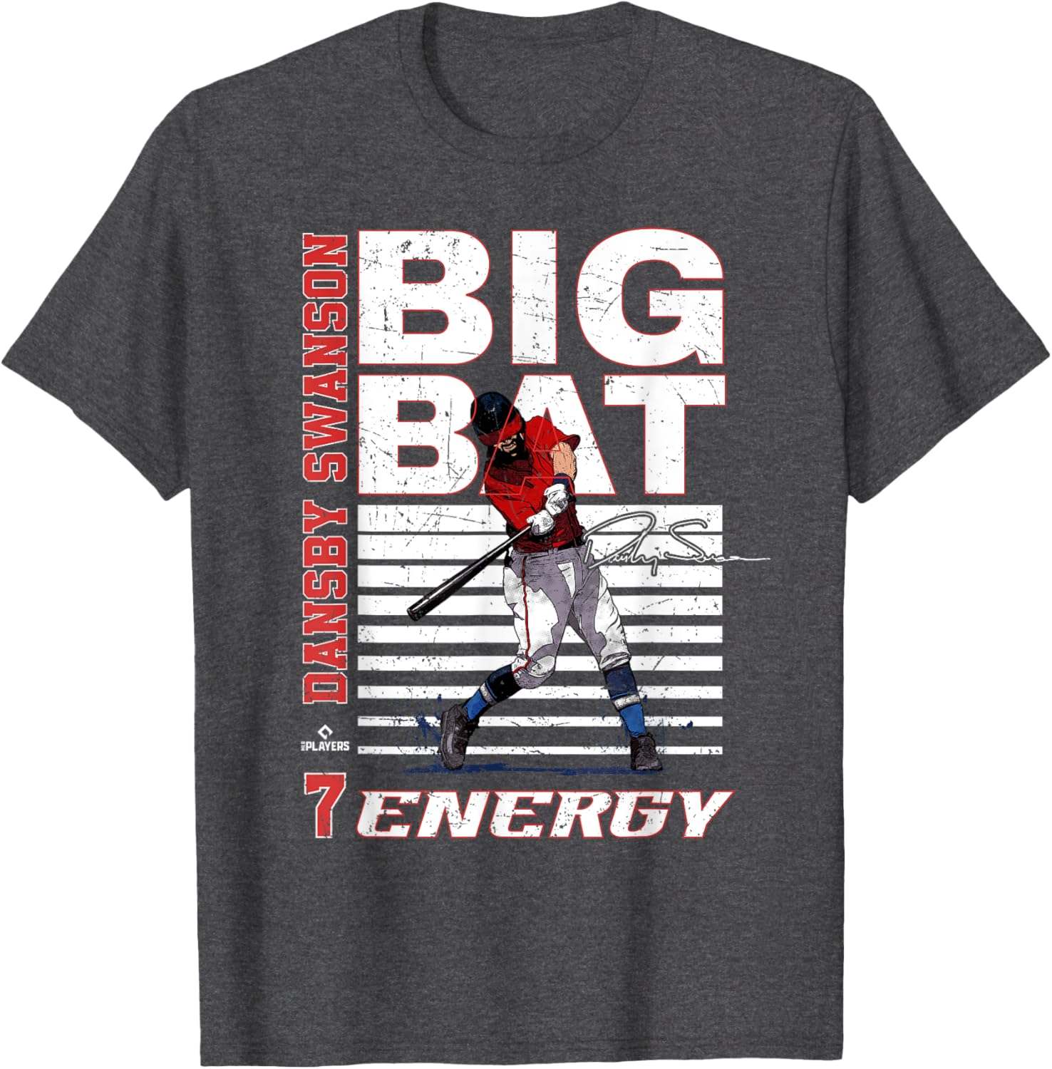Big Bat Energy Dansby Swanson Chicago Baseball T-Shirt for Fans - 1