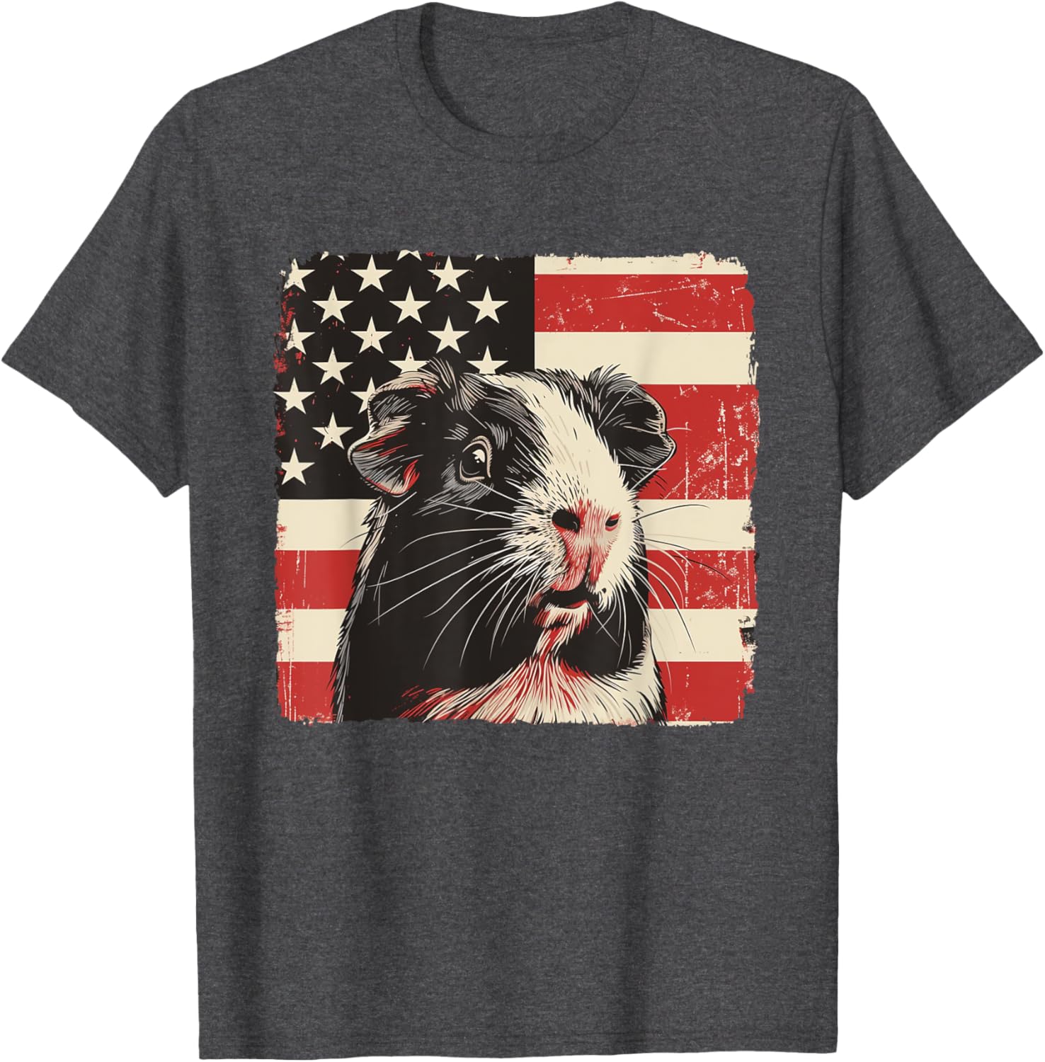 Patriotic Guinea Pig 4th of July T-Shirt for Boys and Kids - 15