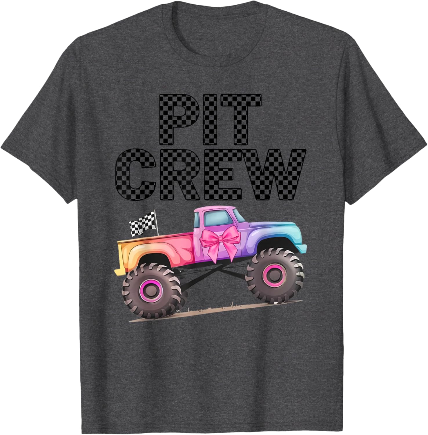 Girls Monster Truck Crew Squad T-Shirt for Truck Lovers and Kids - 7