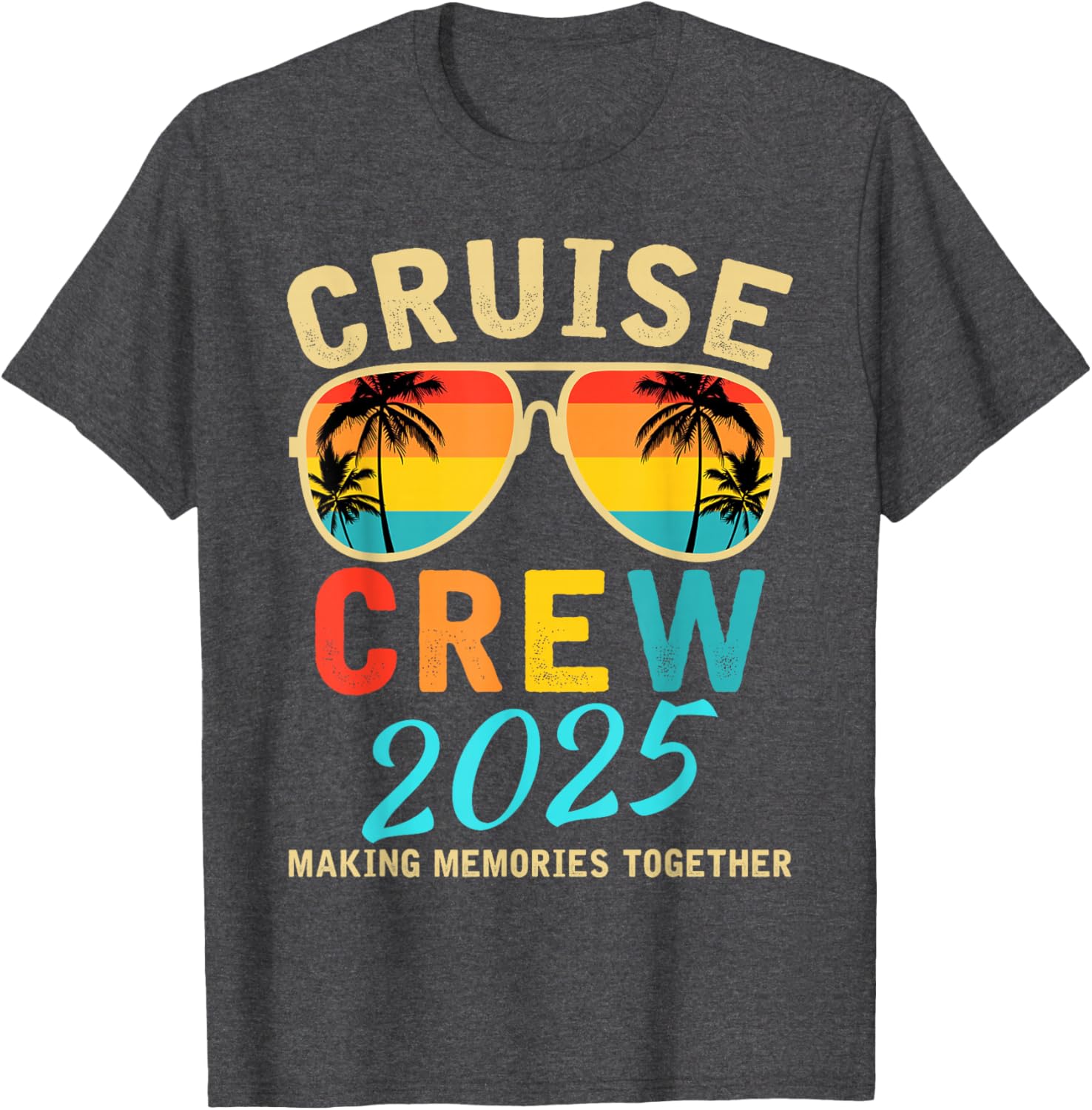 Cruise Crew 2025 Summer Vacation Funny Matching Group T-Shirt - 19