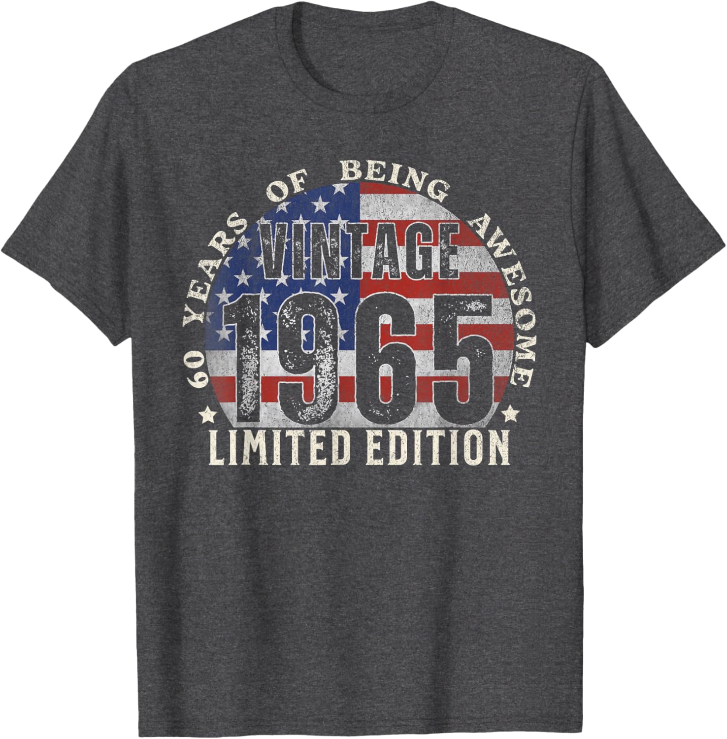 Vintage 1965 60th Birthday T-Shirt for a Unique Gift Celebration - 19