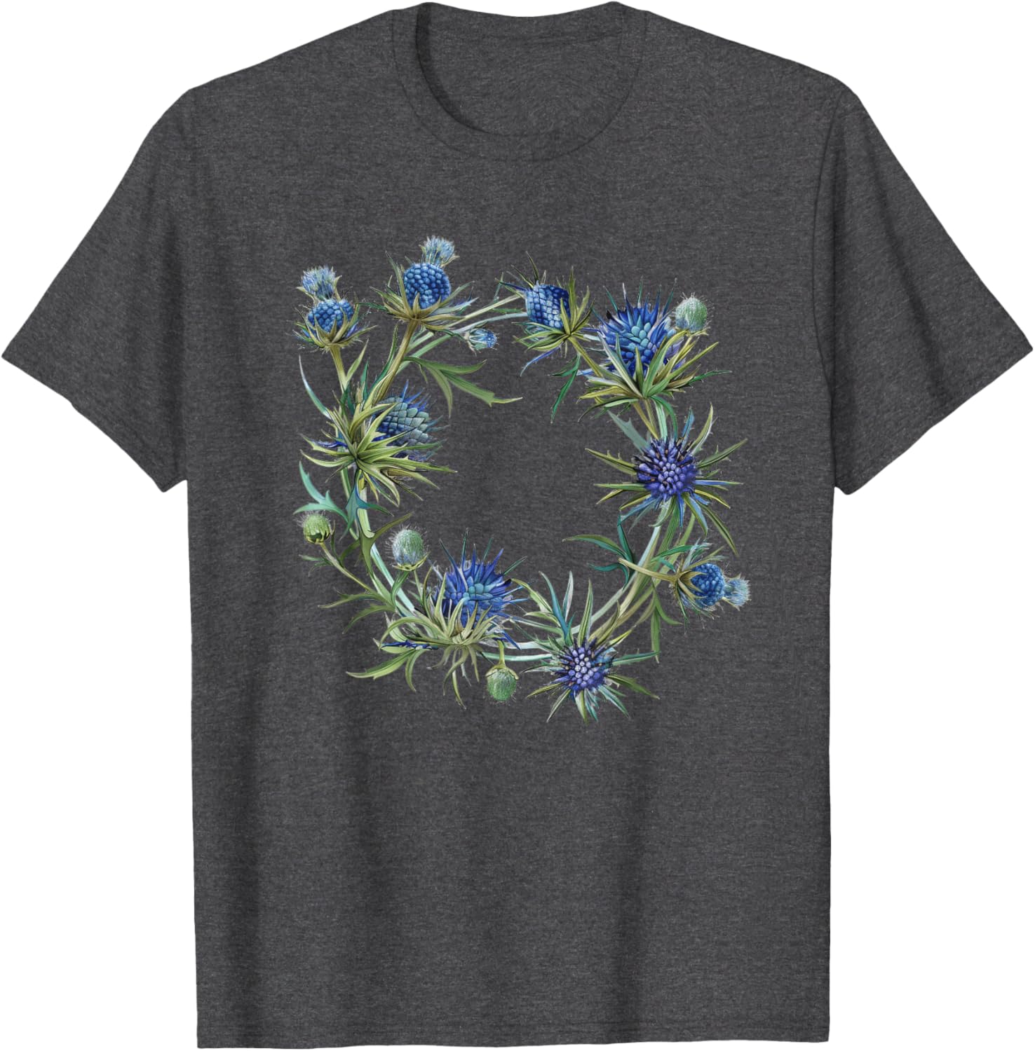 Eryngium Wreath T-Shirt for Nature Lovers - Stylish & Comfortable Wear - 4