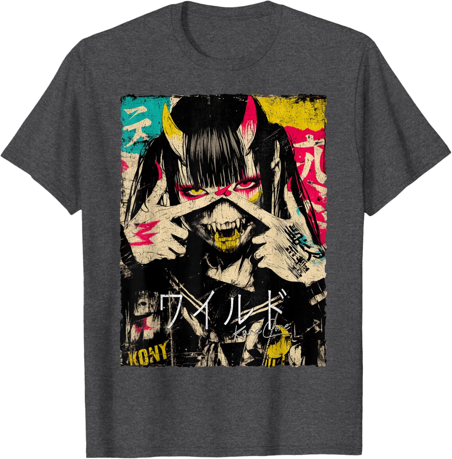 Japanese Cyberpunk Y2K Retro Techwear Anime T-Shirt for Street Style - 2