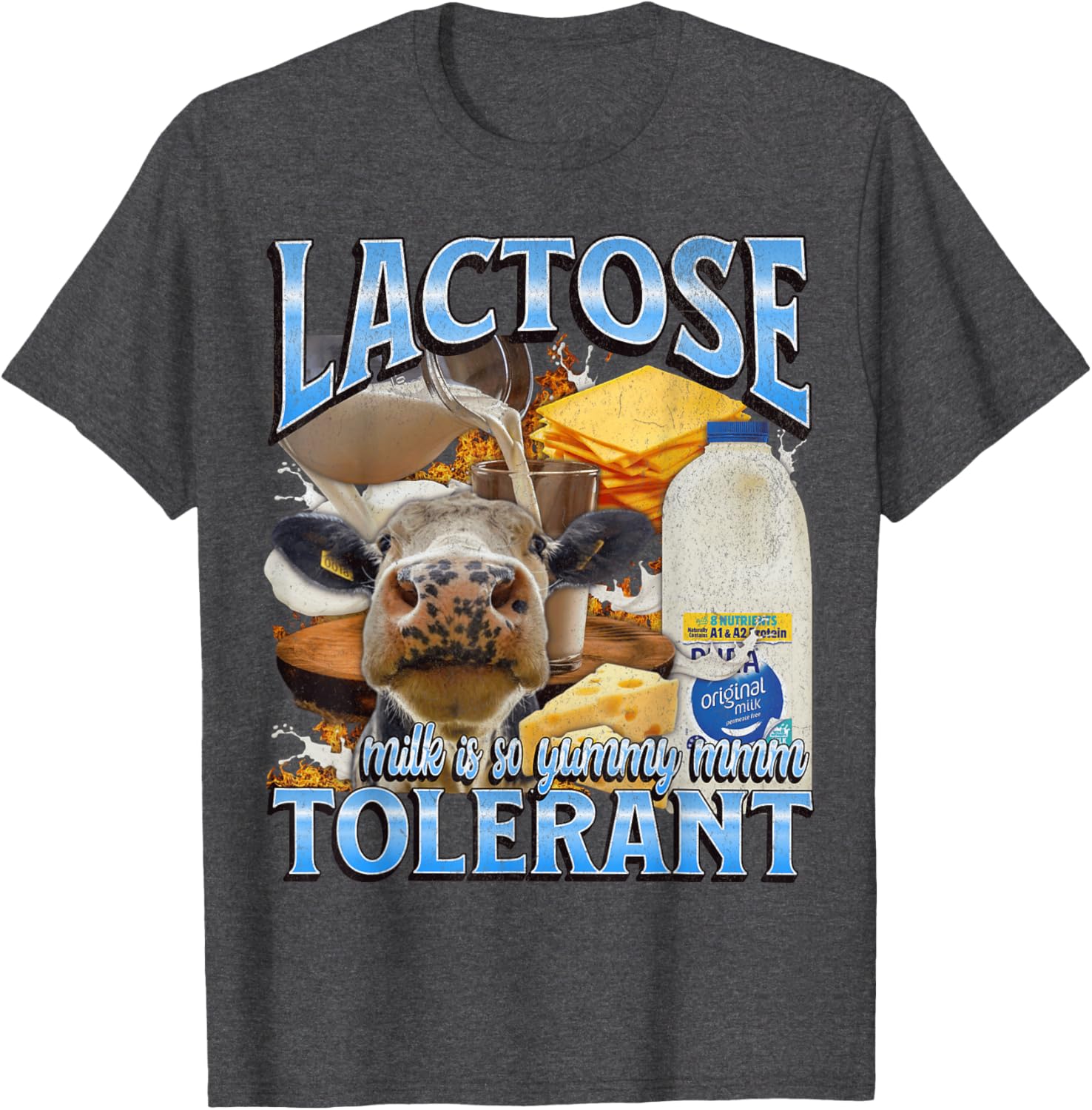 Funny IBS Meme T-Shirt for Lactose Tolerant Humor Lovers - 5