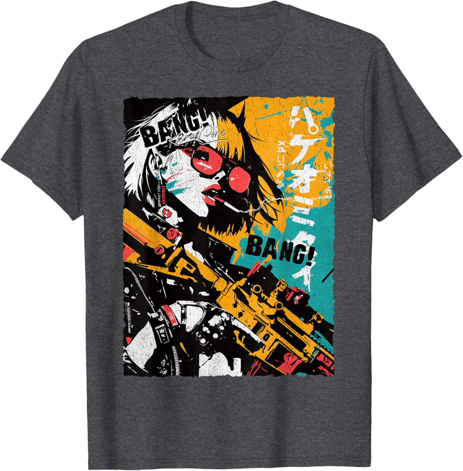 Trendy Japanese Cyberpunk Y2K Retro Techwear Manga T-Shirt for Fans - 3