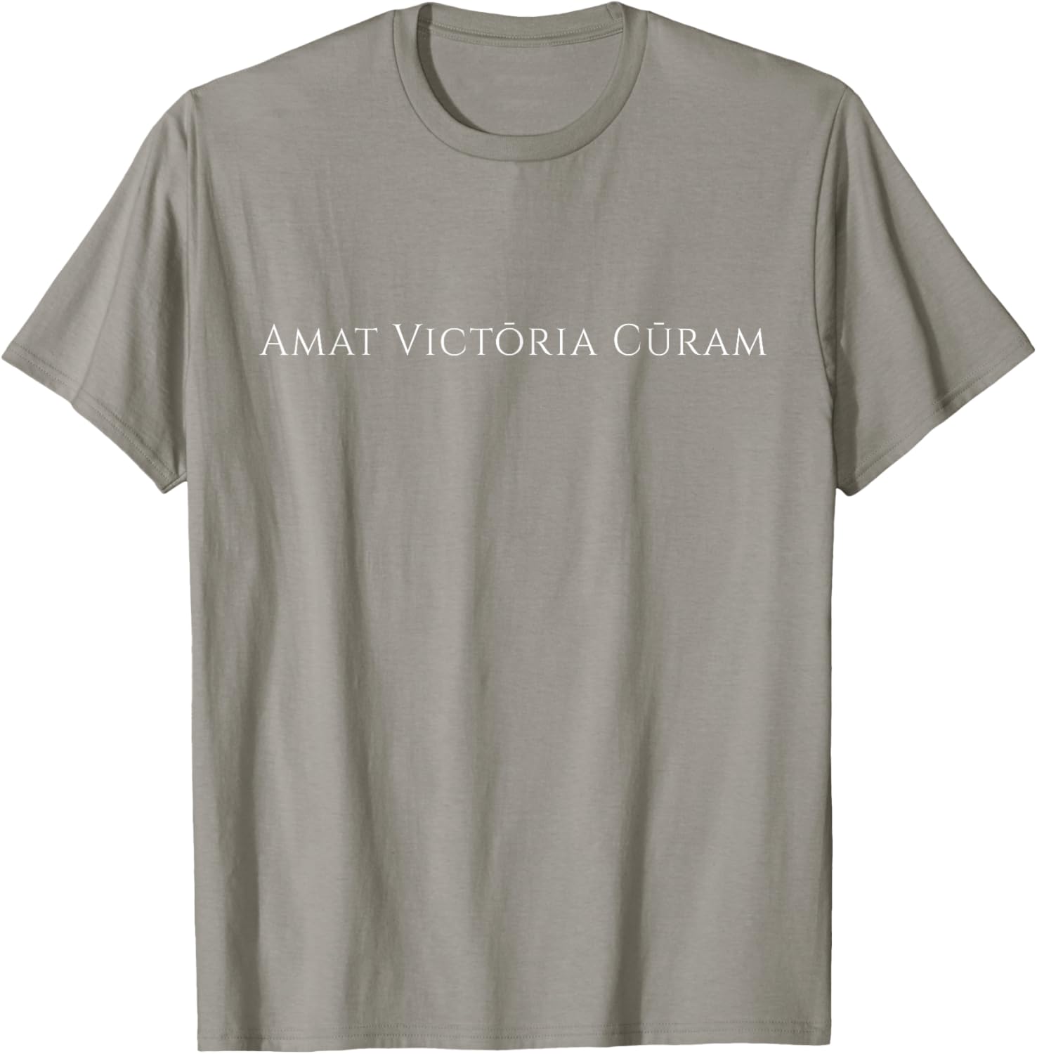Amat Victoria Curam T-Shirt - Inspiring Latin Phrase for Success in Style - 2