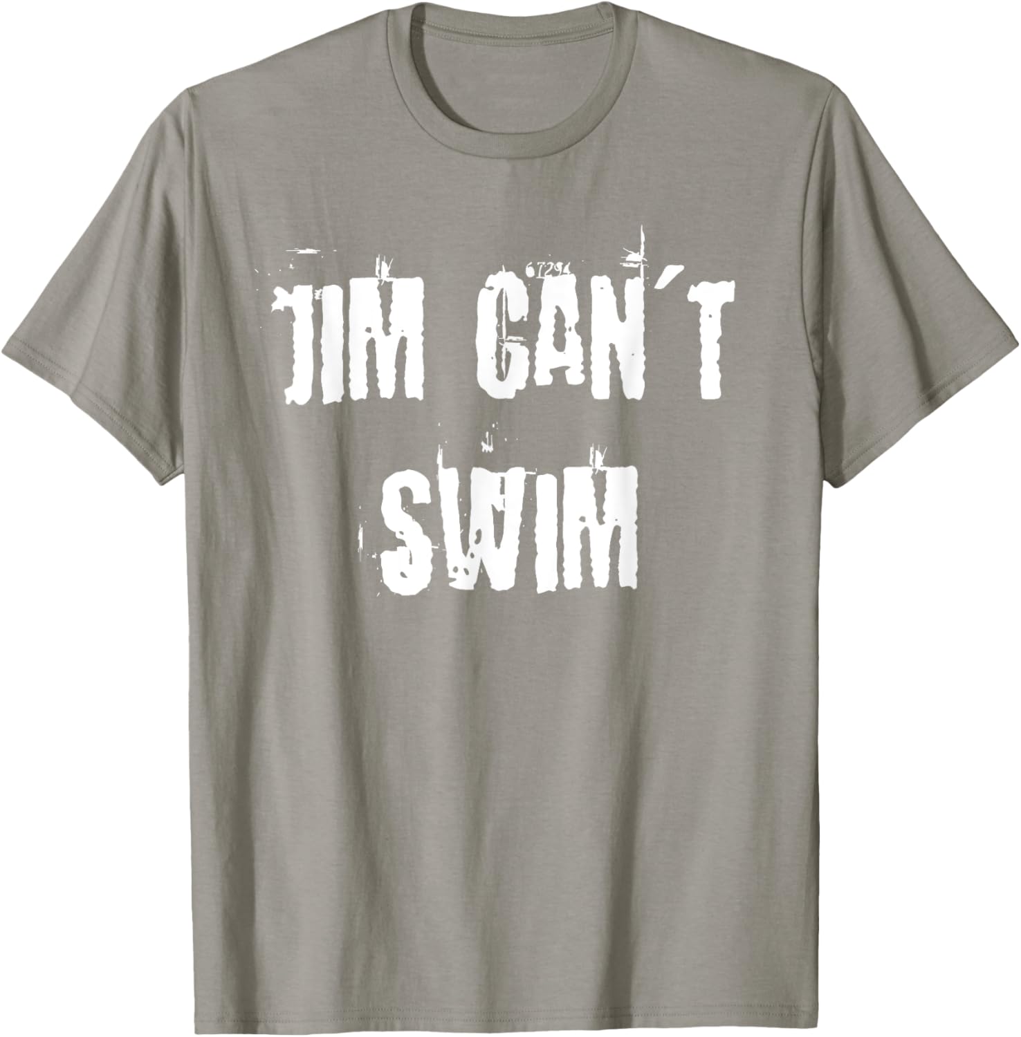 Jim Can't Swim T-Shirt for Fun Style in Clothing and Accessories - 6