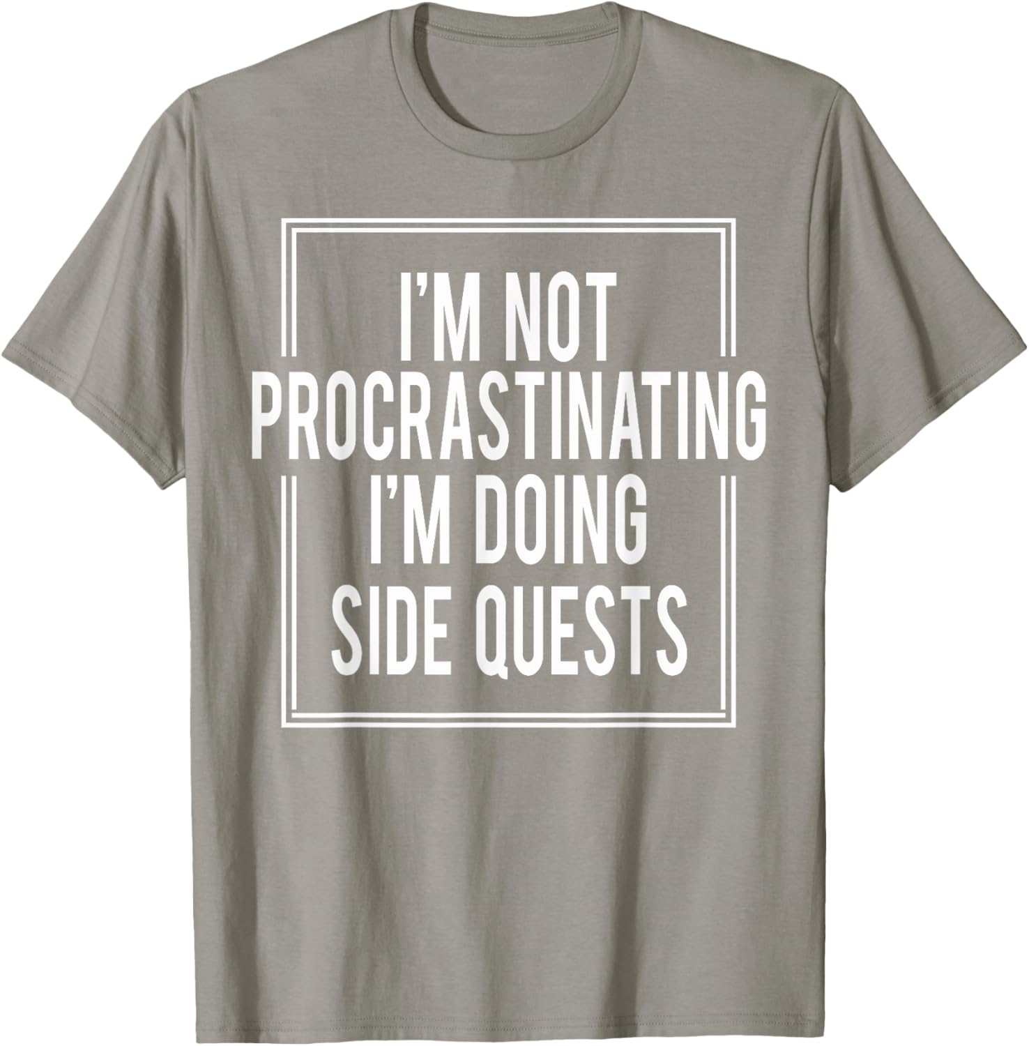I'm Not Procrastinating I'm Doing Side Quests T-Shirt for Gamers - 8