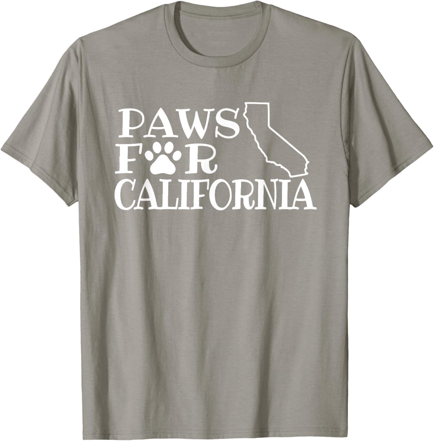 Funny Paws for California Unisex Short Sleeve T-Shirt for Dog Lovers - 3