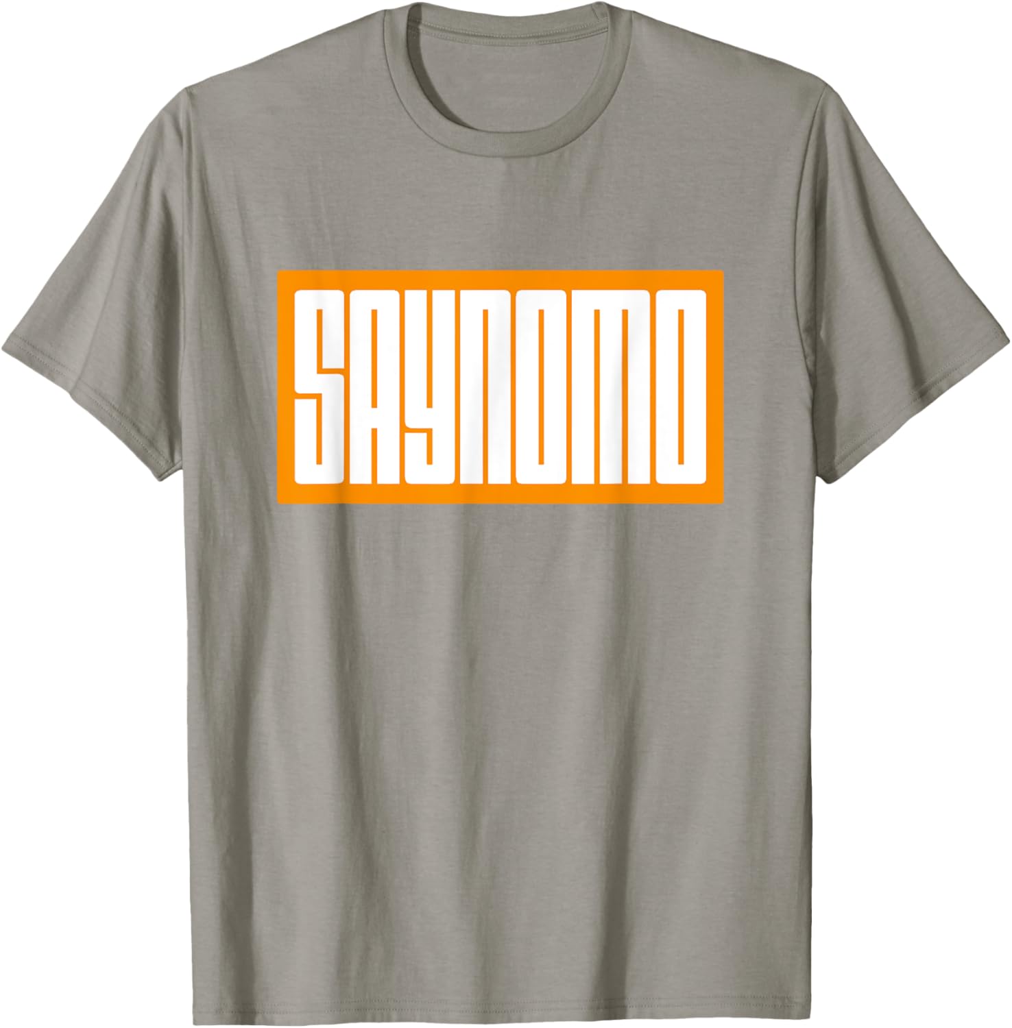 Trendy Orange SAYNOMO Graphic T-Shirt for Casual Fashion Lovers - 20