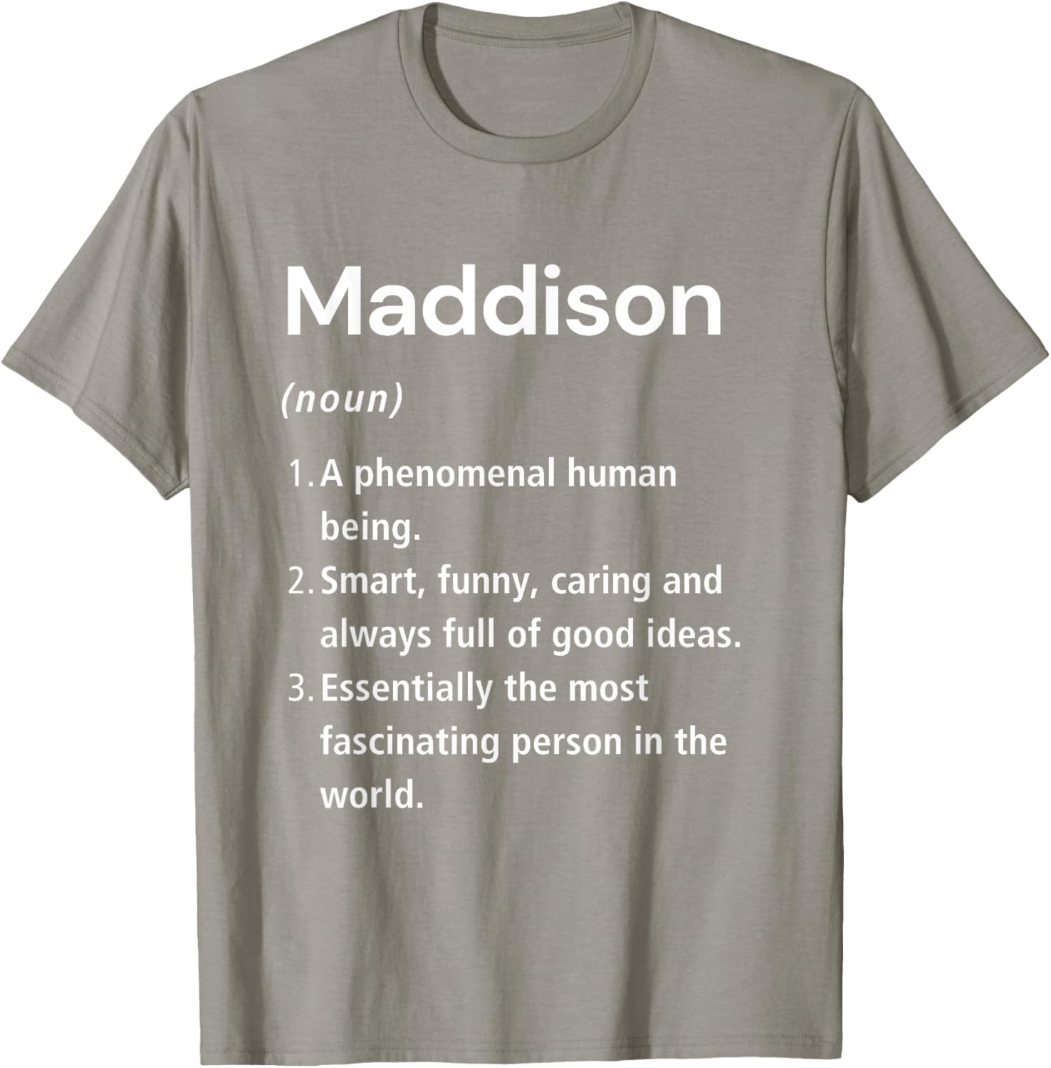 Funny Maddison Name Definition T-Shirt for Unique Style Lovers - 24