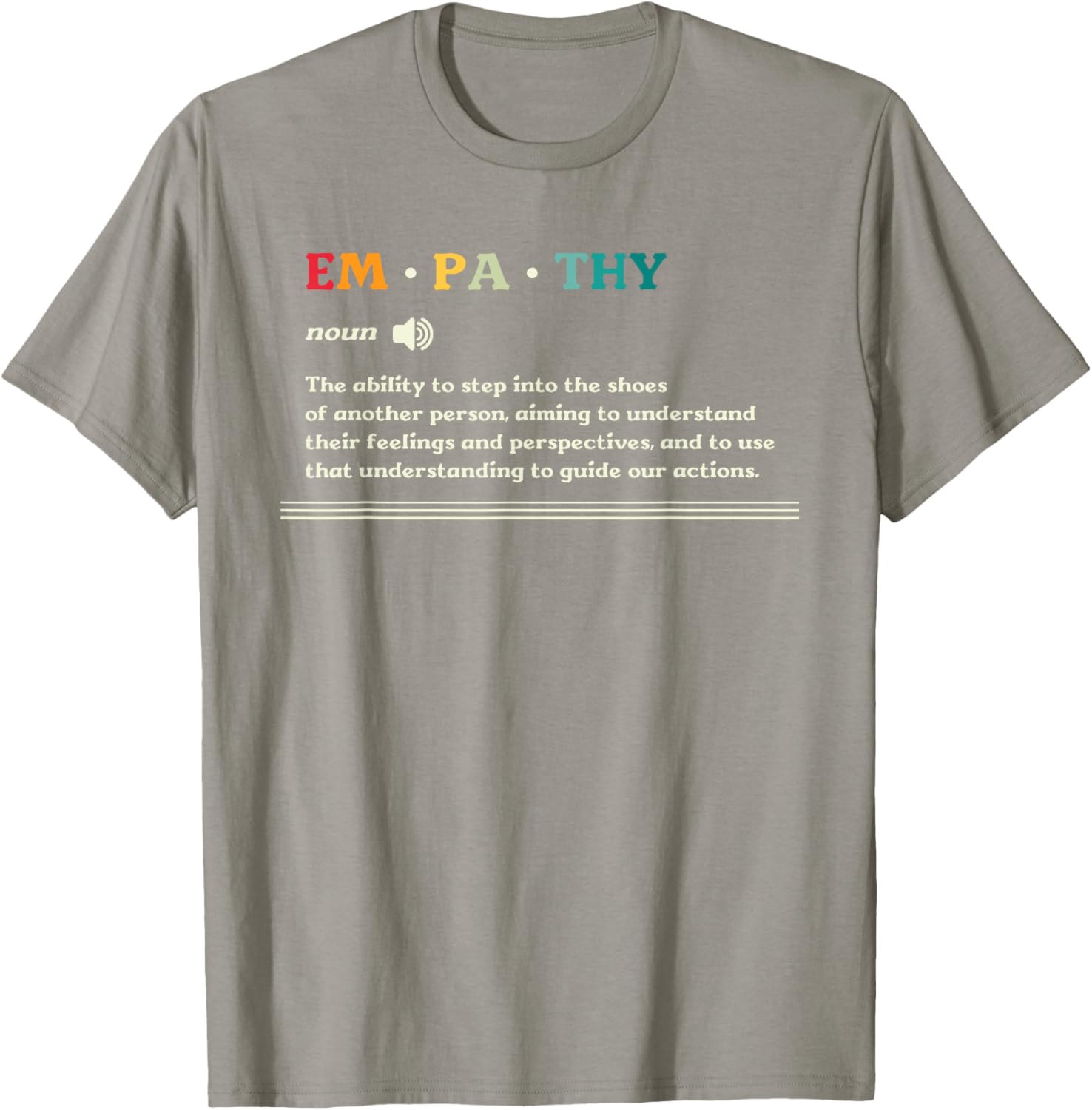 Empathy Noun Ability to Understand Feelings T-Shirt for Compassionate Souls - 10
