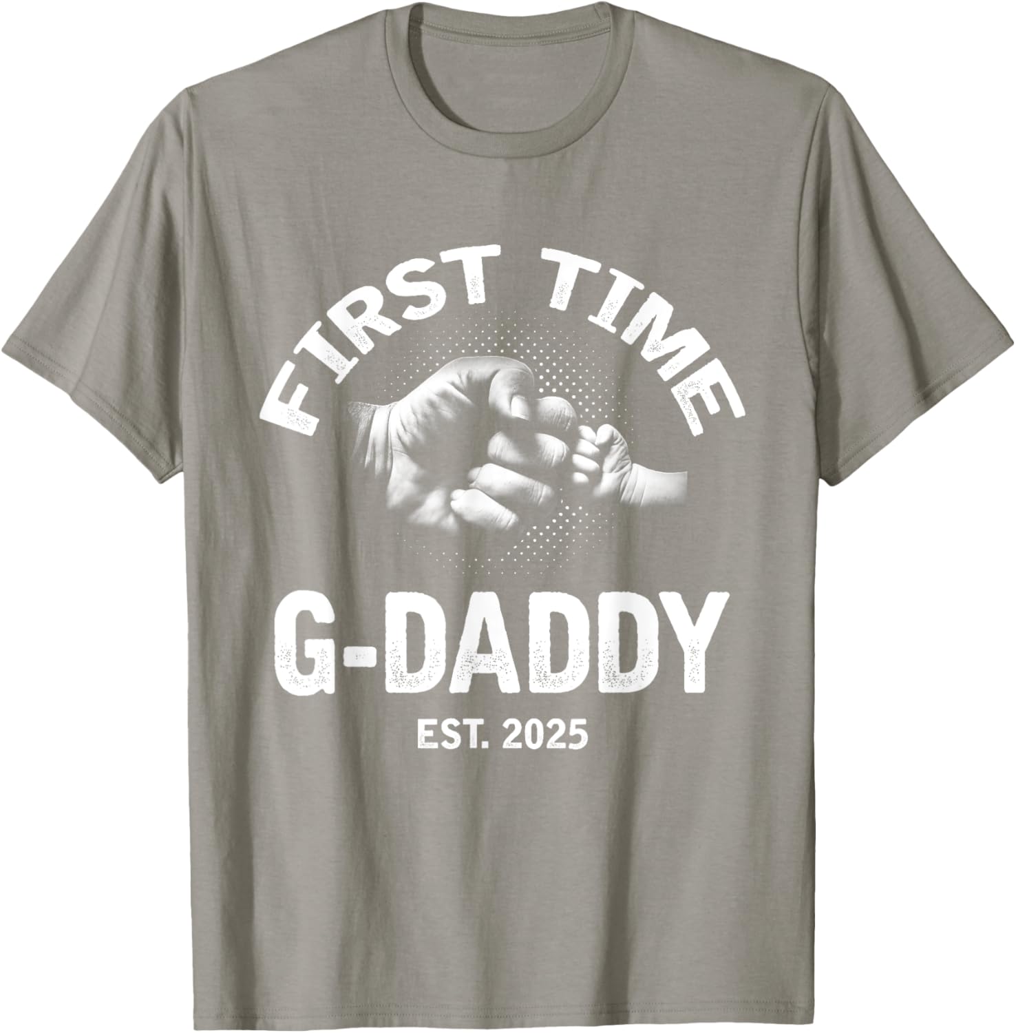 First Time G-Daddy 2025 Father's Day Vintage T-Shirt for Proud Dads - 1