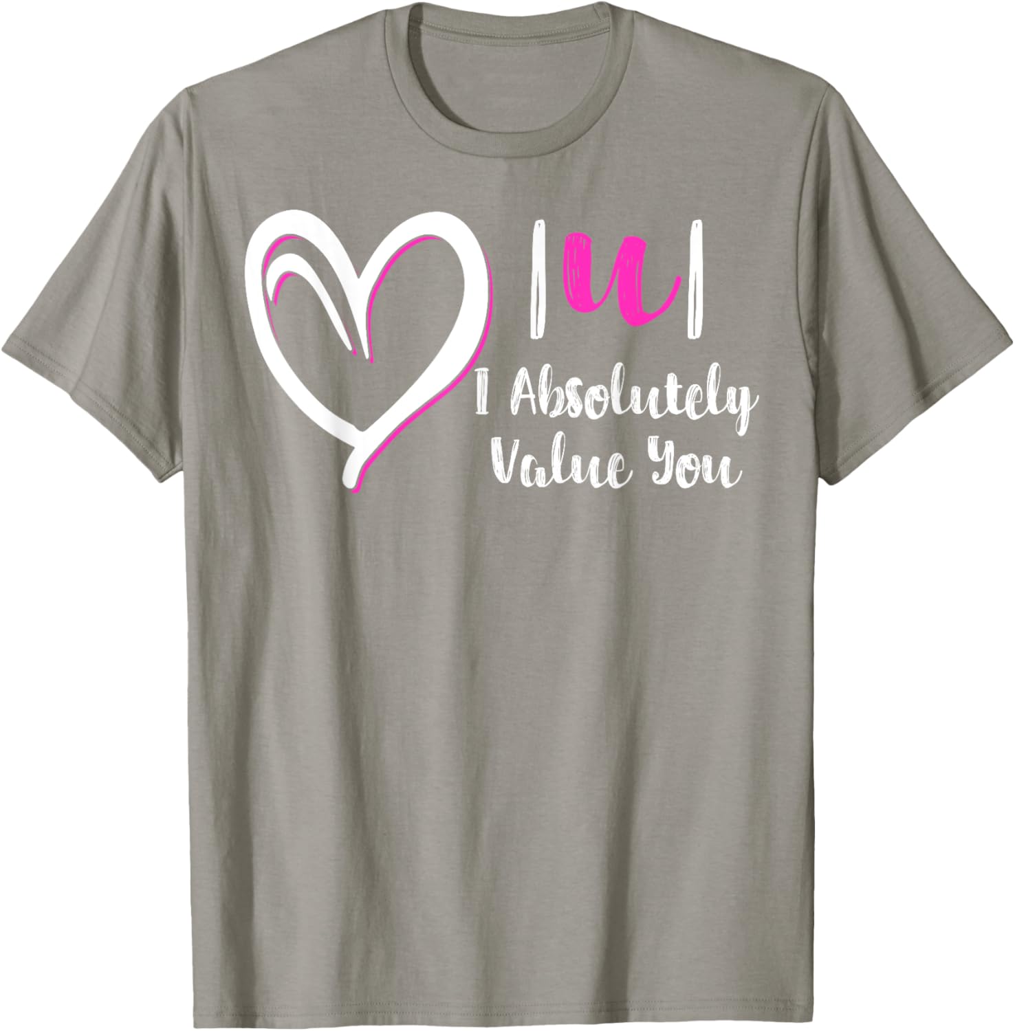 Funny Math Teacher Valentine's Day T-Shirt - I Absolutely Value You Gift - 13