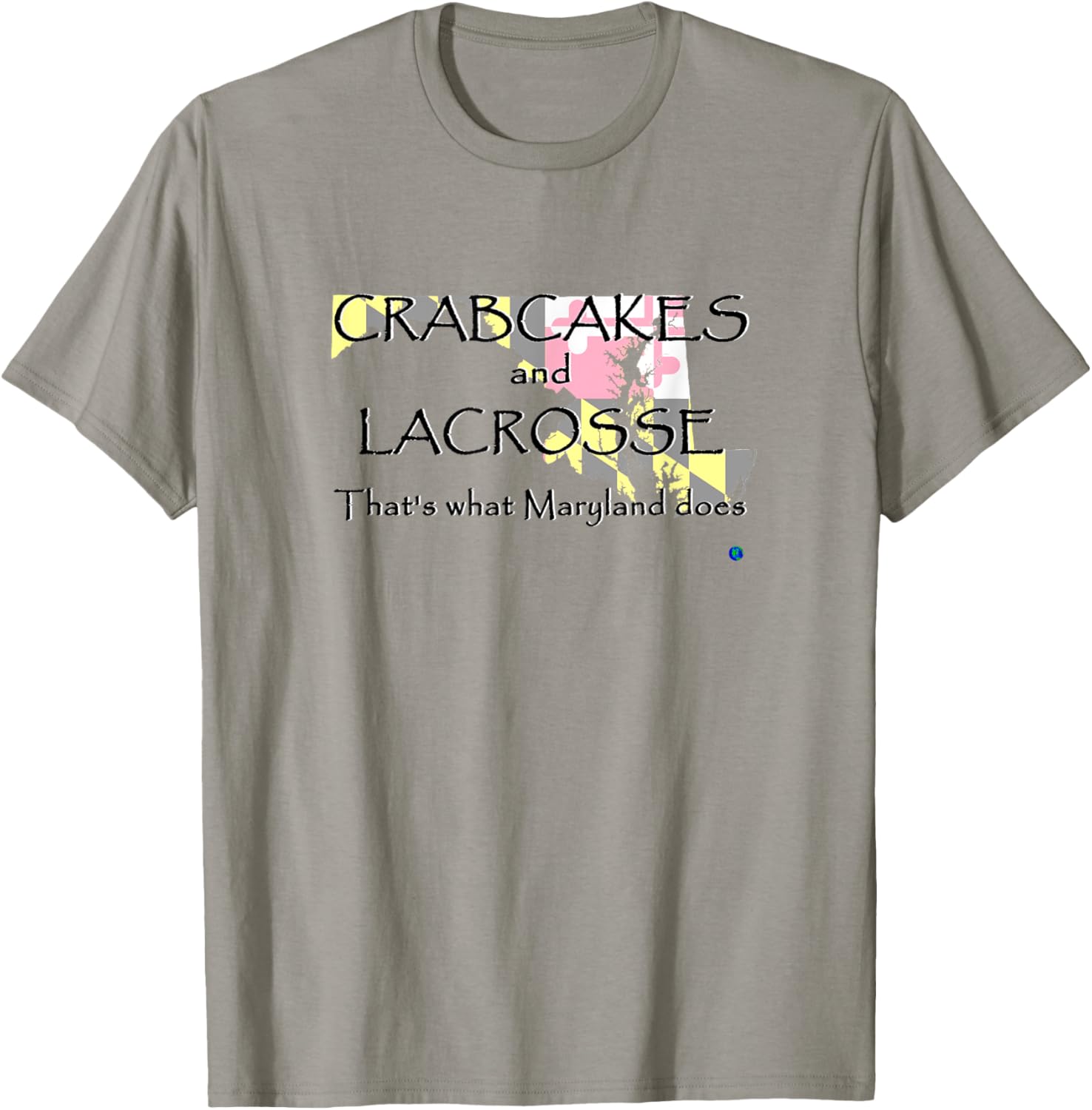 Maryland Crabcakes and Lacrosse T-Shirt Fun Apparel for Sports Fans - 26