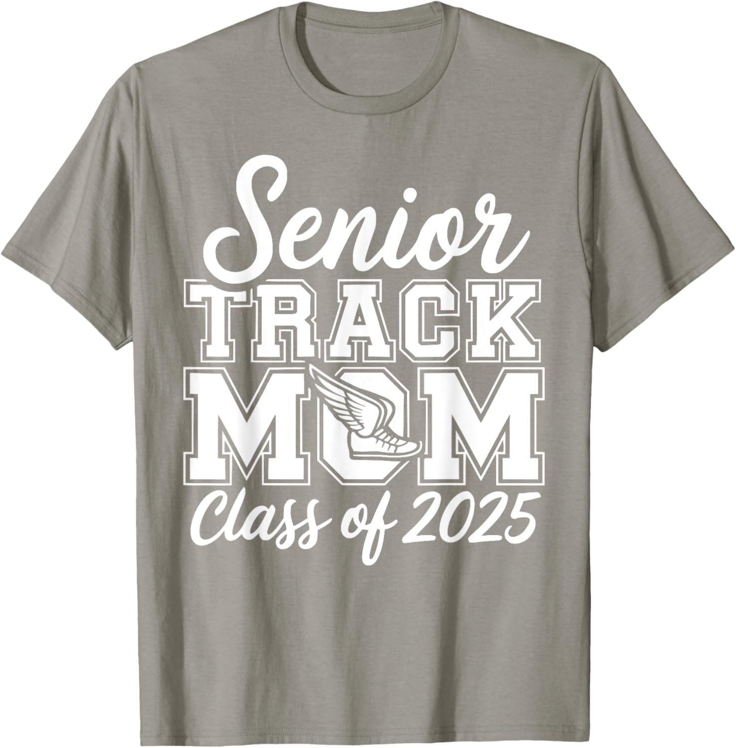 Senior Track Mom Life 2025 T-Shirt for Proud Class of 2025 Moms - 14
