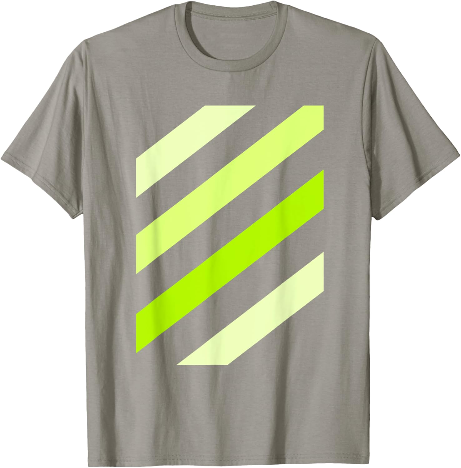 Stylish Green Stripe Graphic T-Shirt for Trendy Casual Wear - 8