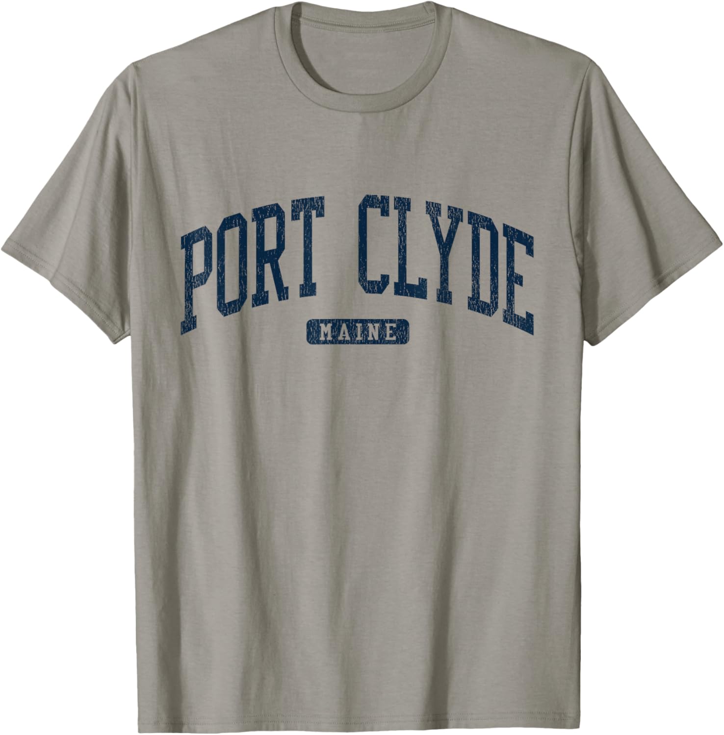 Port Clyde Maine University Style Blue T-Shirt for Casual Wear - 6
