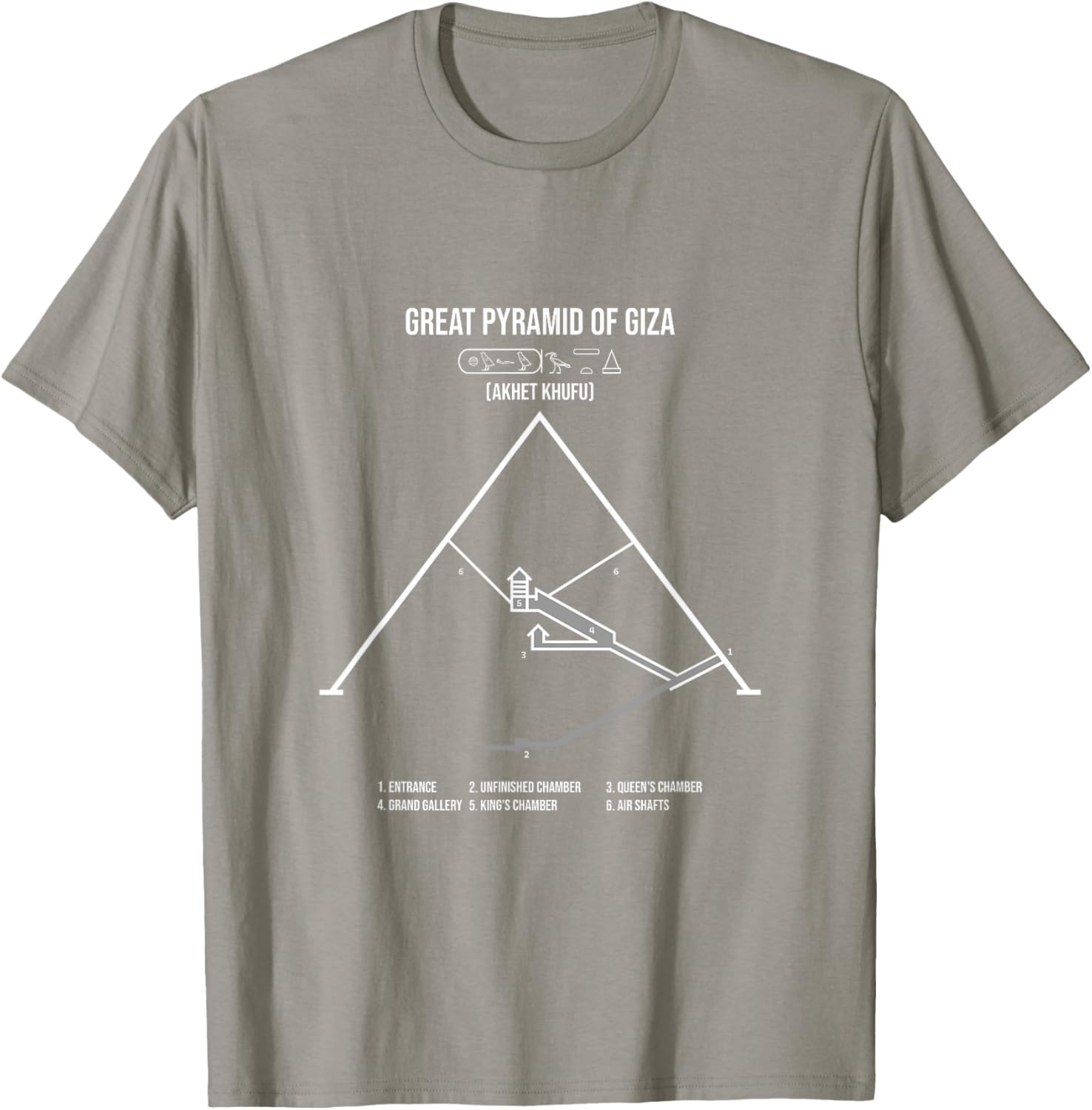Great Pyramid of Giza T-Shirt for Travel Lovers and History Buffs - 12
