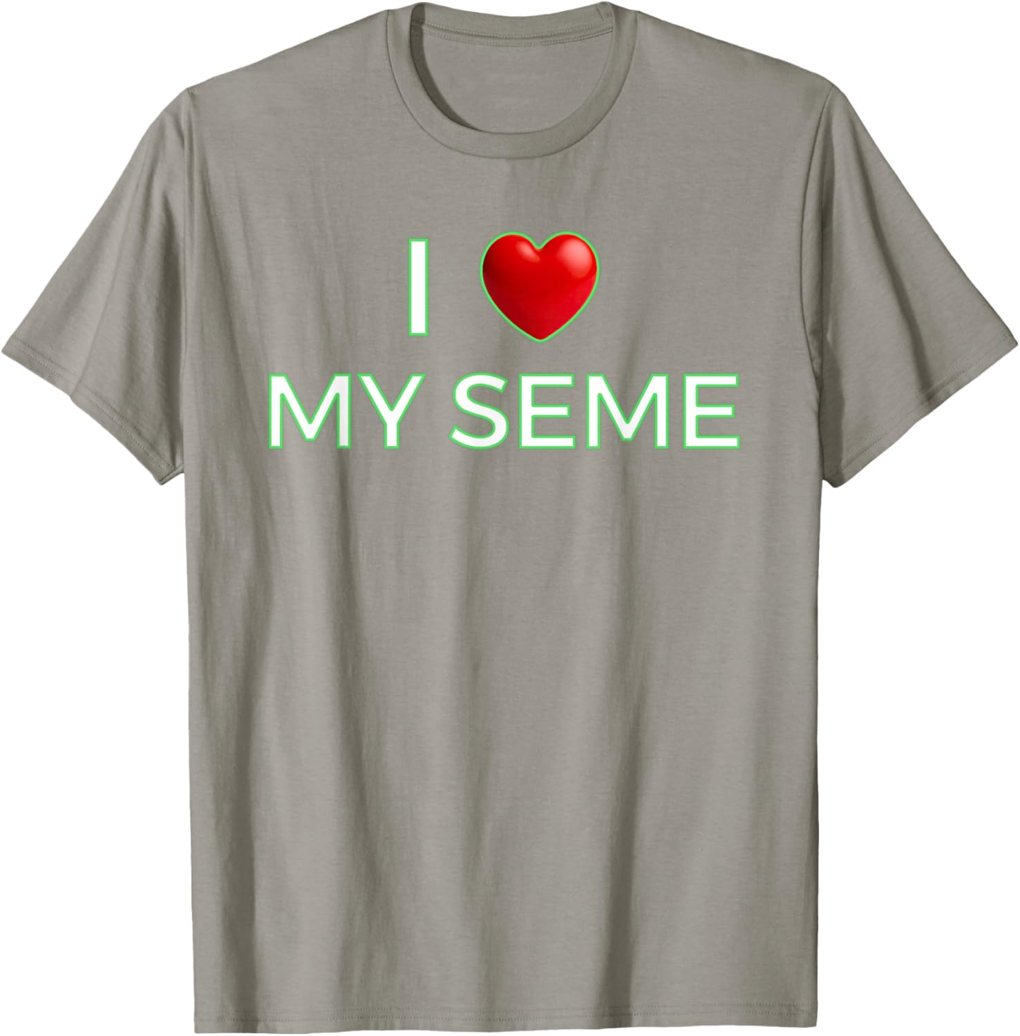 I Love My Seme Funny Red Heart Anime T-Shirt for Anime Fans - 2