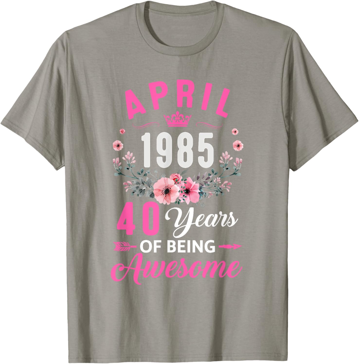 Awesome Since 1985 40th Birthday Women's T-Shirt for April Celebrations - 8