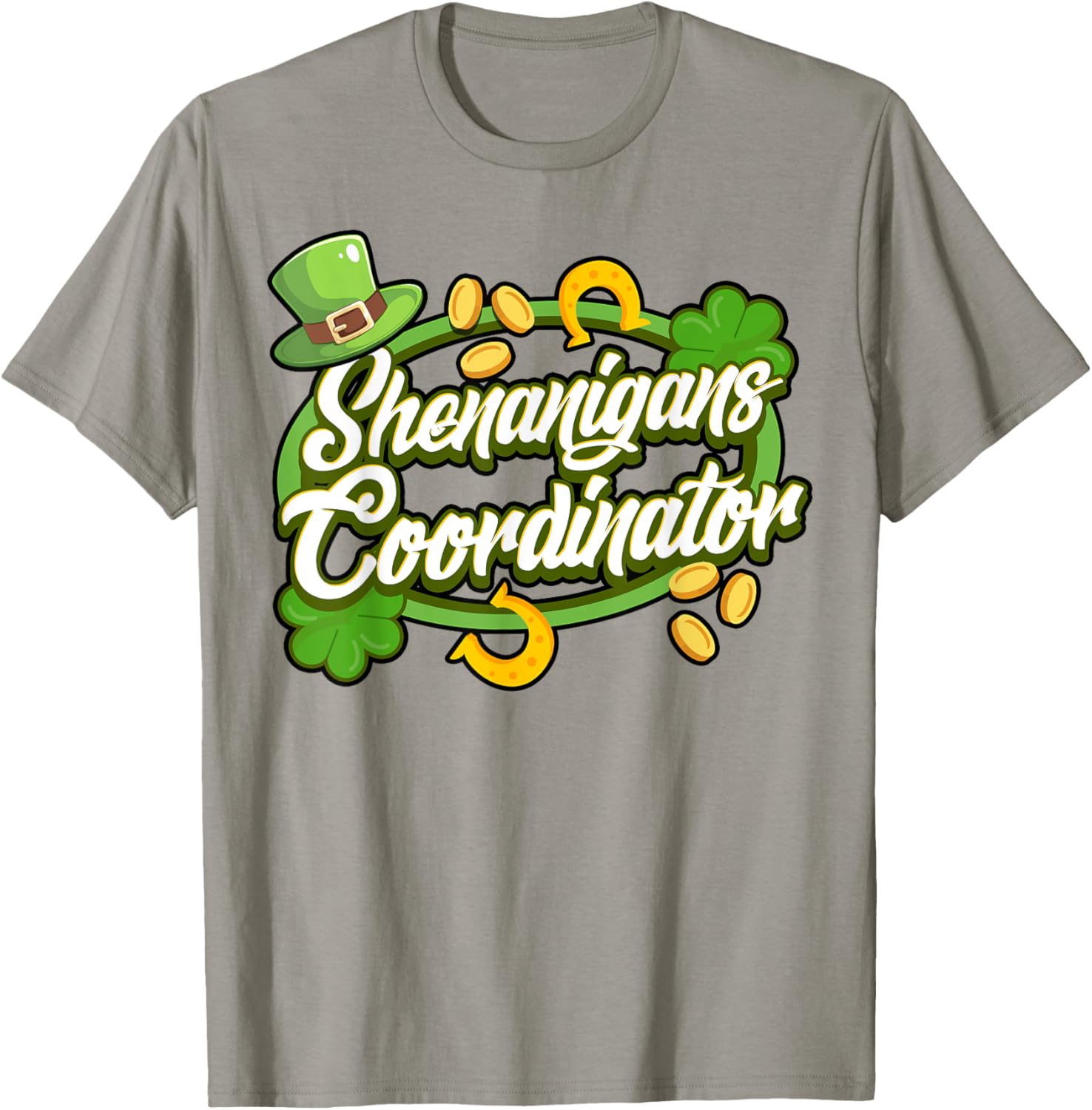 Funny Shenanigans Coordinator St Patrick's Day T-Shirt for Fun Celebrations - 1