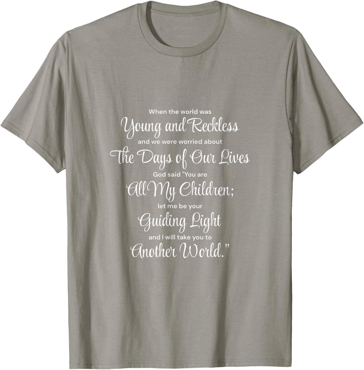 Christian Soap Opera Story T-Shirt Faith Inspired Clothing for Believers - 3