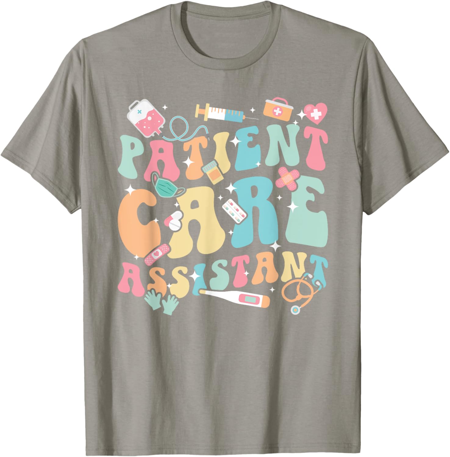 Groovy PCA Appreciation T-Shirt for Patient Care Assistants and Nurses - 10