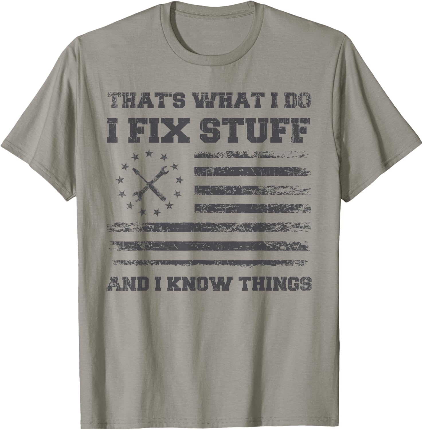Funny Dad T-Shirt for Mechanics I Fix Stuff Perfect Father's Day Gift - 3