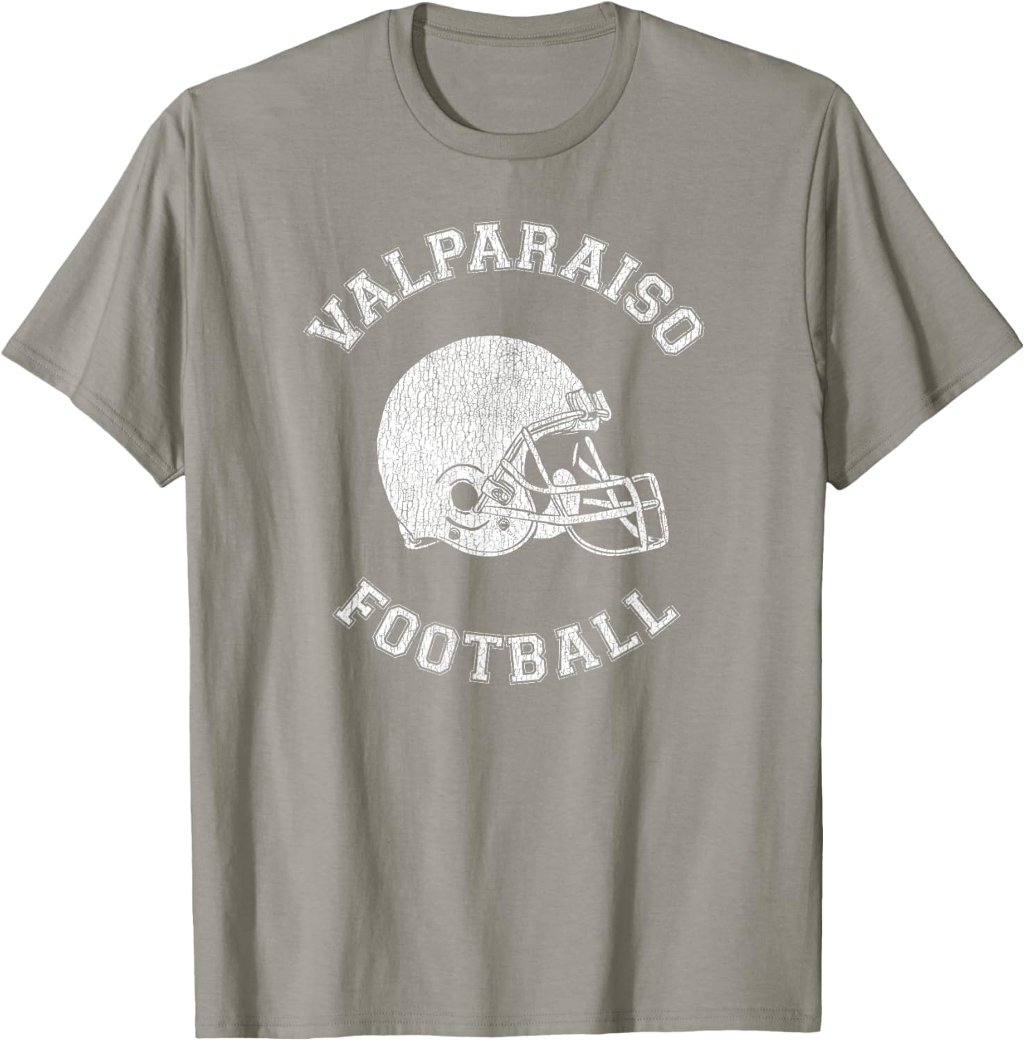 Valparaiso Retro 1980s Distressed Football T-Shirt for Vintage Style Lovers - 15