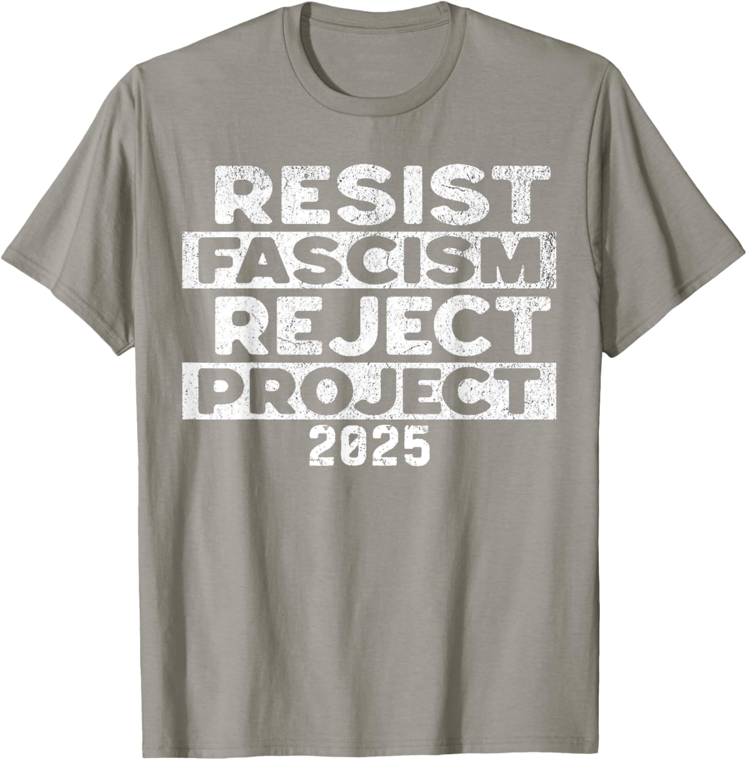 Resist Fascism Reject Project 2025 T-Shirt - Powerful Statement Apparel - 2
