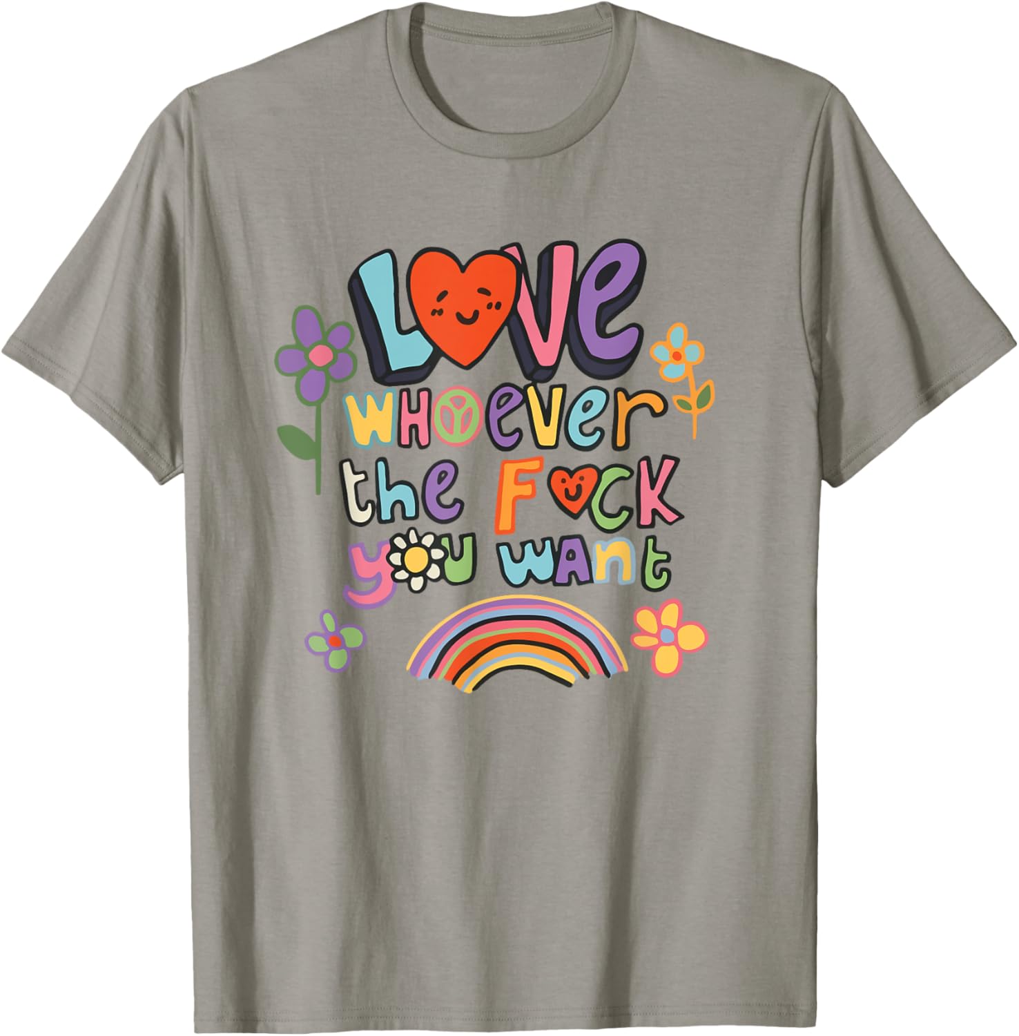 Love Whoever You Want LGBTQ Rainbow Pride Month T-Shirt for All - 12